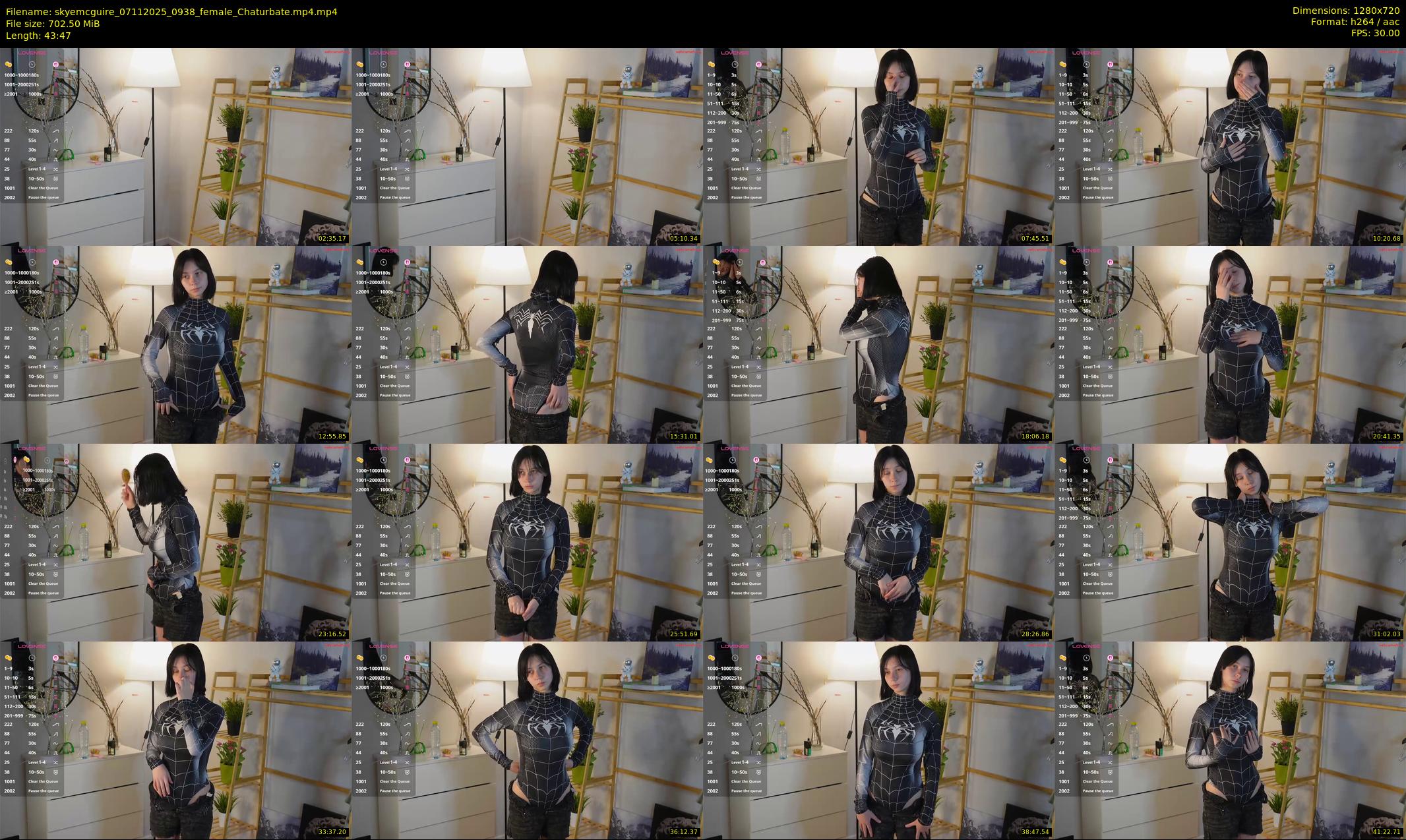 skyemcguire — 44 minute Chaturbate female cam show recording, 720p, Nov 7, 2025