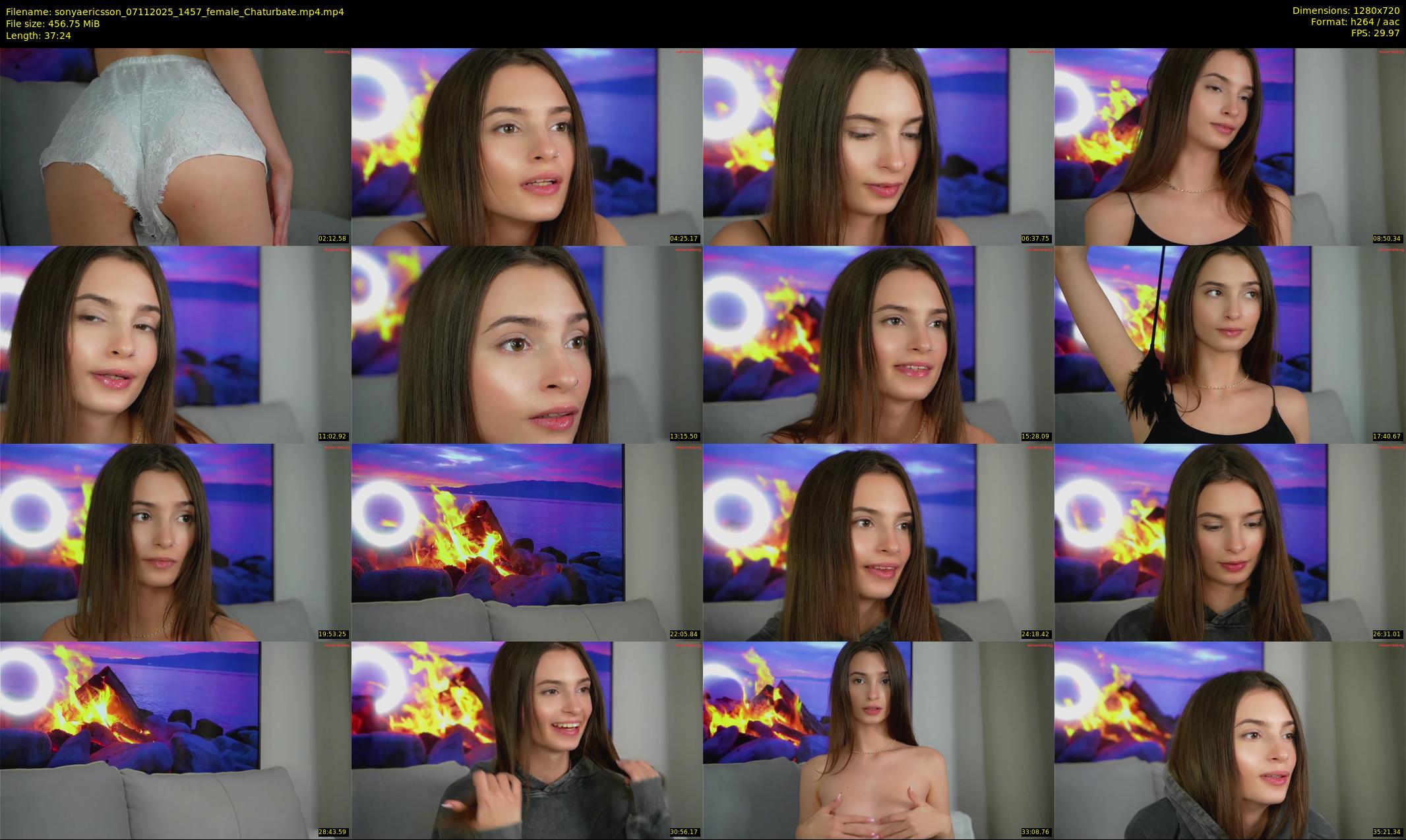 sonyaericsson — 38 minute Chaturbate female cam show recording, 720p, Nov 7, 2025