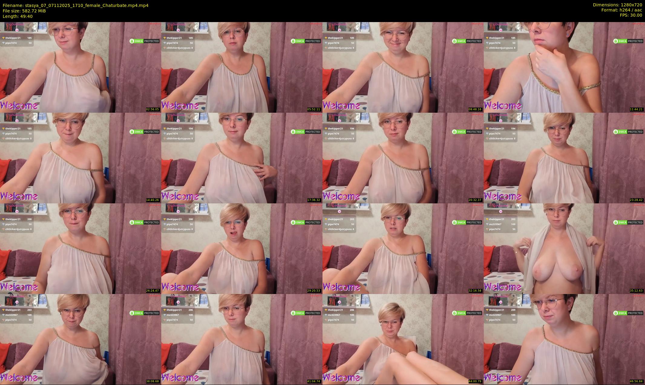 stasya_07 — 50 minute Chaturbate female cam show recording, 720p, Nov 7, 2025