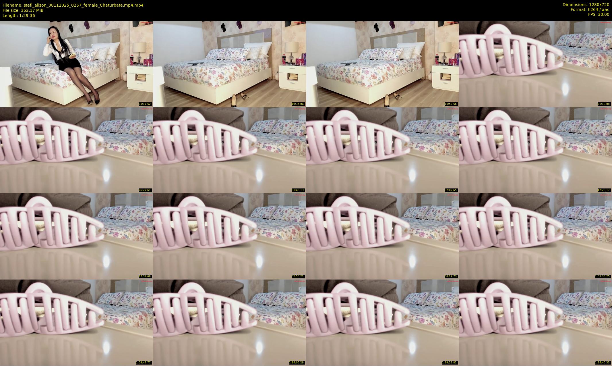 stefi_alizon — 90 minute Chaturbate female cam show recording, 720p, Nov 8, 2025