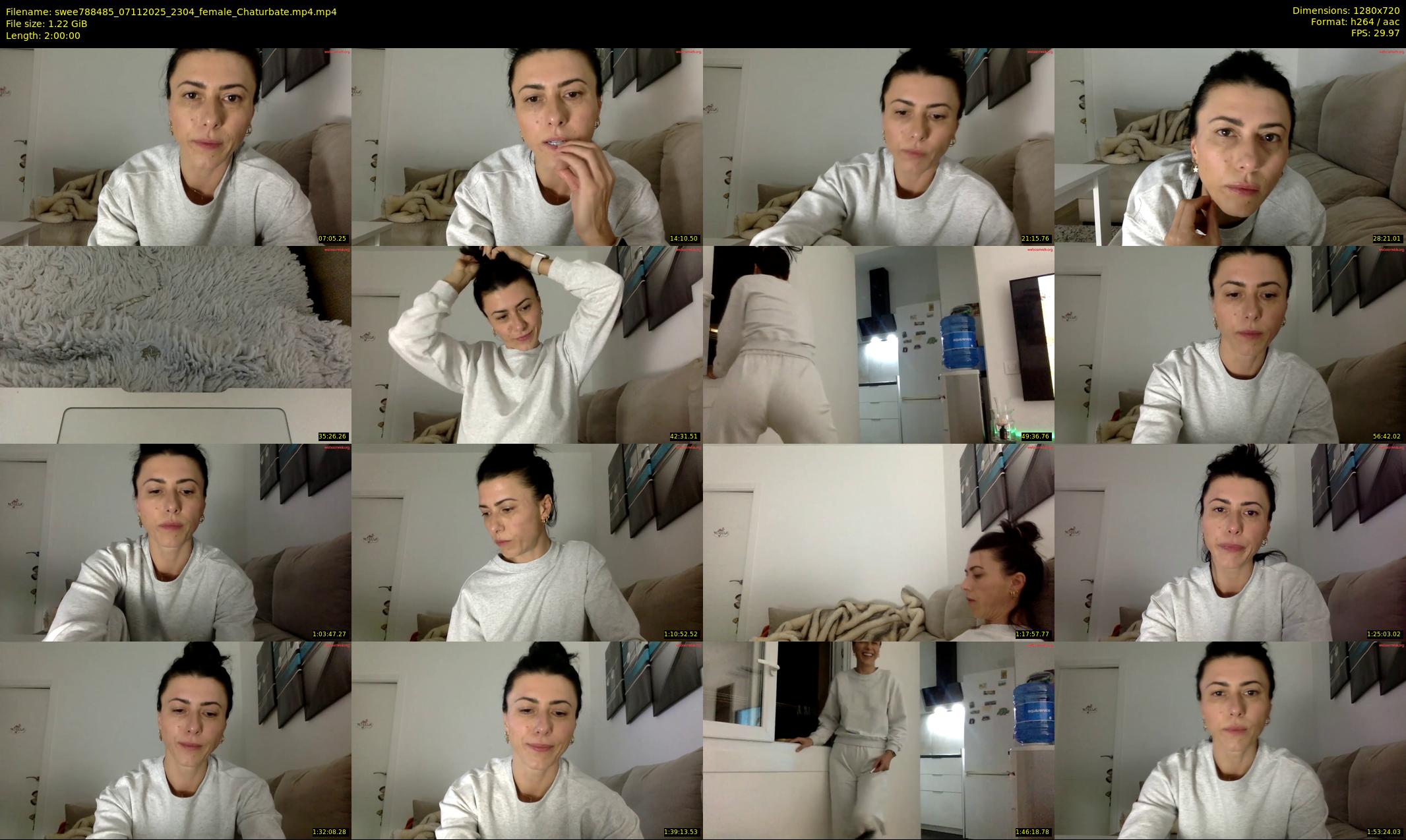 swee788485 — 120 minute Chaturbate female cam show recording, 720p, Nov 7, 2025