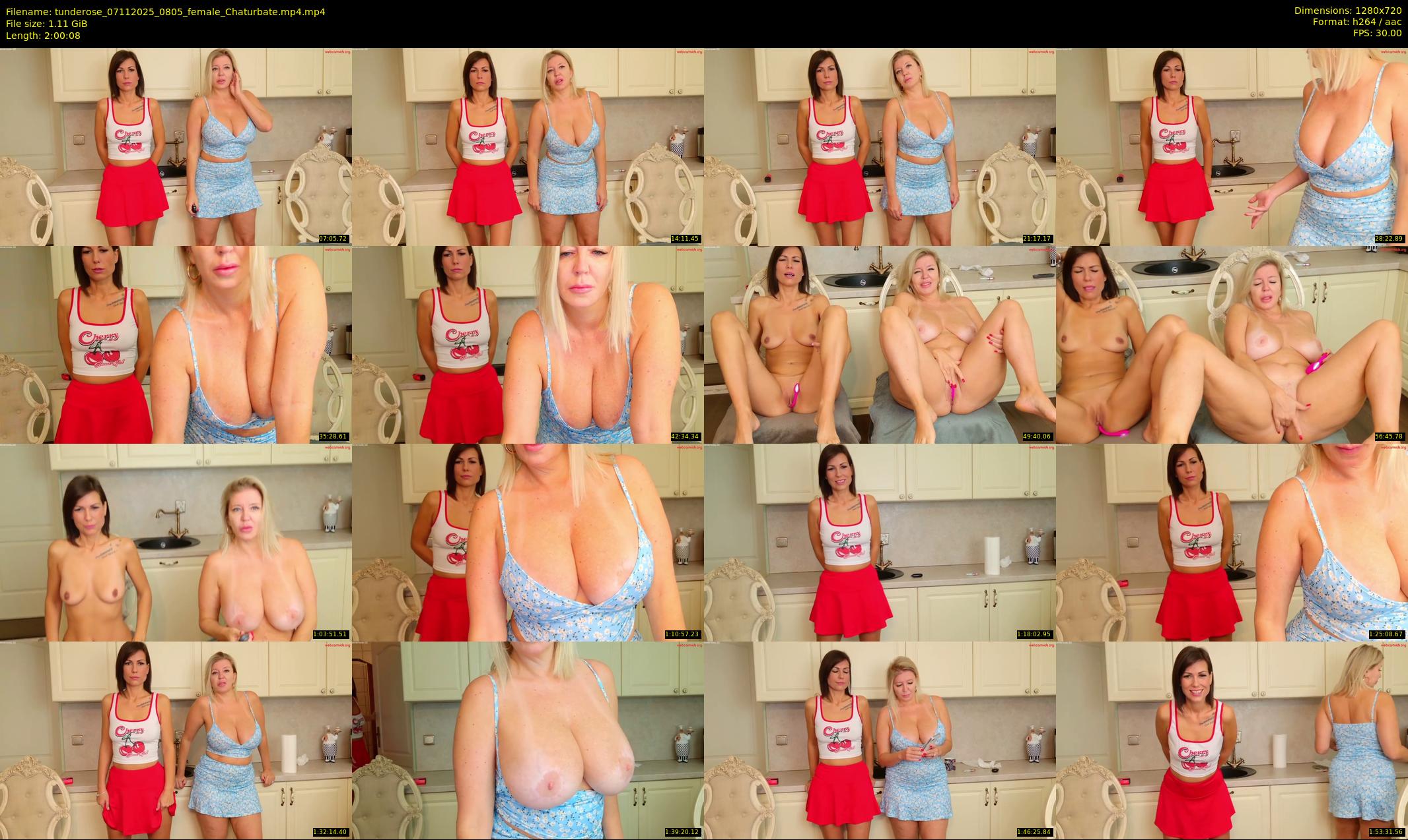 tunderose — 121 minute Chaturbate female cam show recording, 720p, Nov 7, 2025