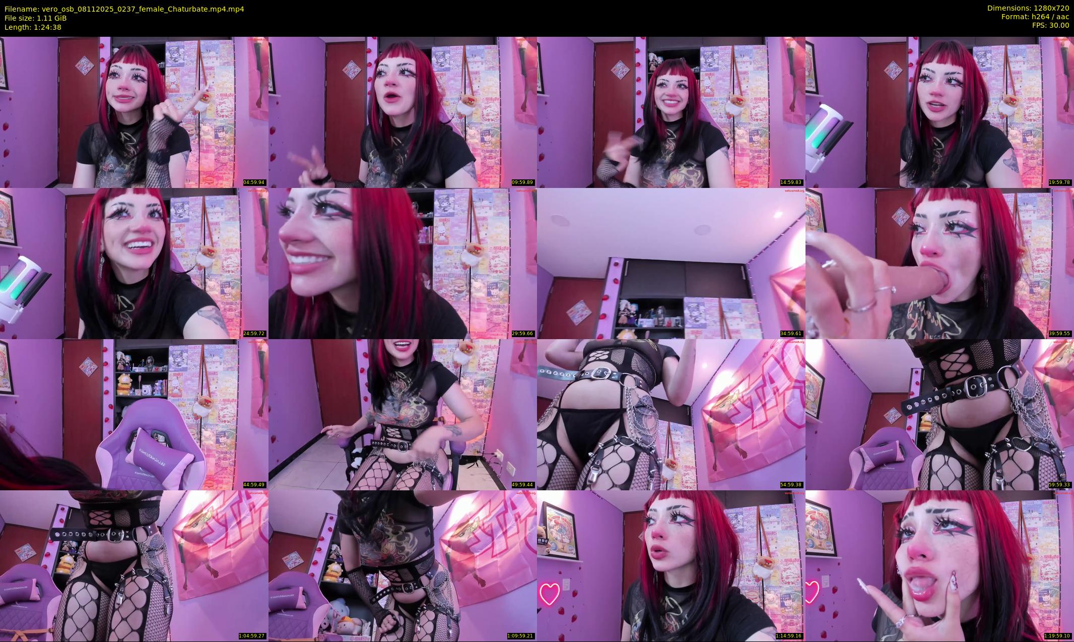 vero_osb — 85 minute Chaturbate female cam show recording, 720p, Nov 8, 2025