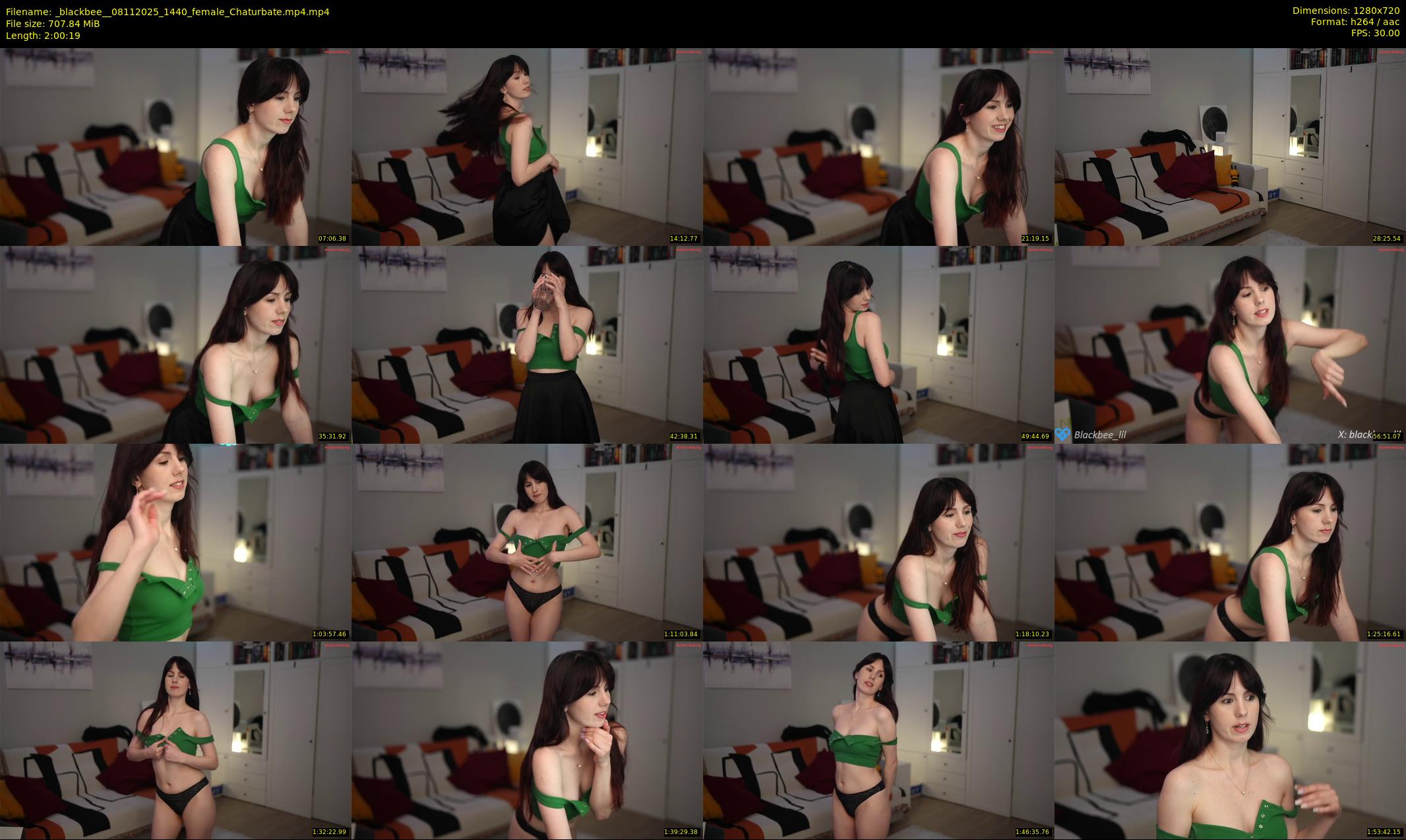 _blackbee_ — 121 minute Chaturbate female cam show recording, 720p, Nov 8, 2025