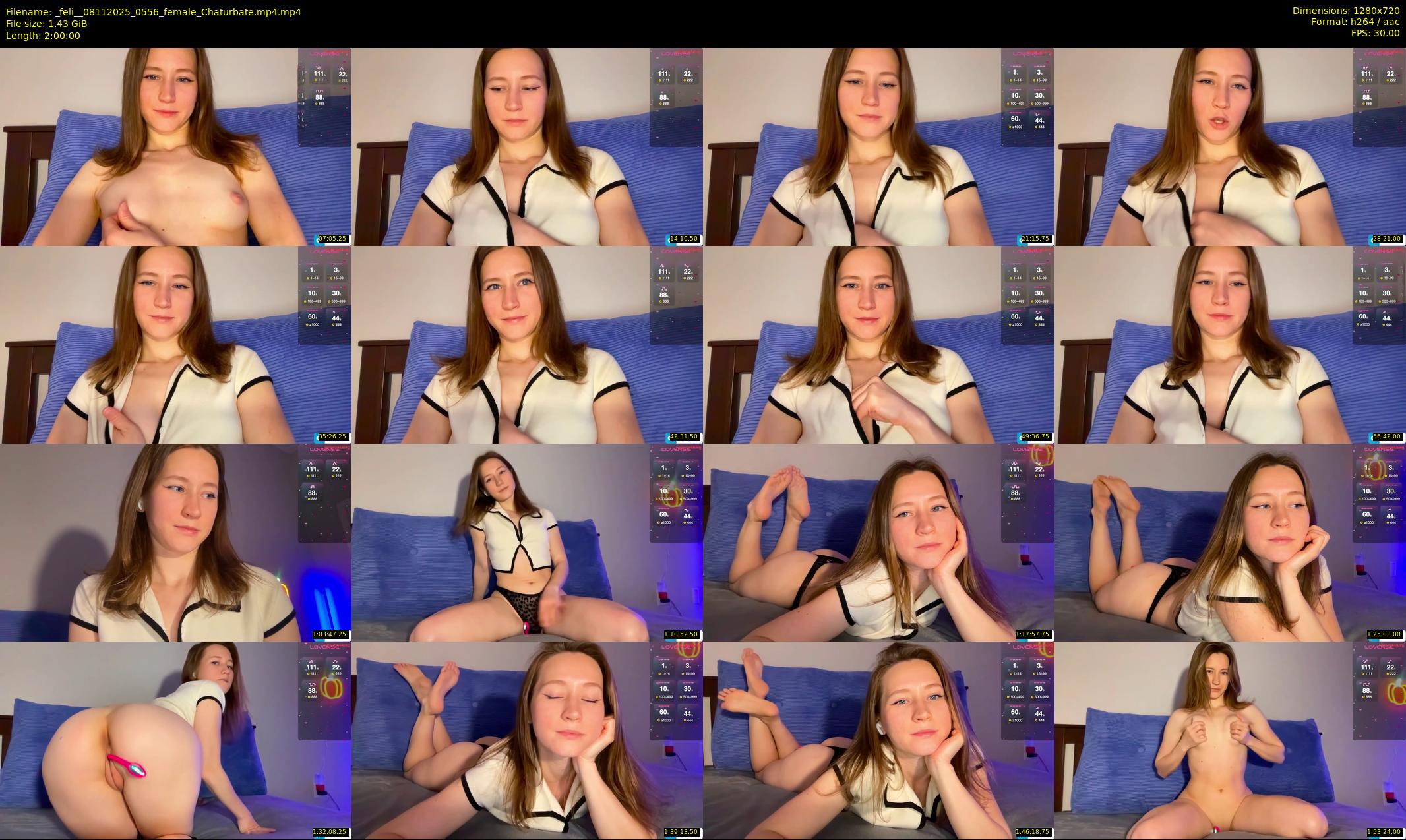 _feli_ — 120 minute Chaturbate female cam show recording, 720p, Nov 8, 2025