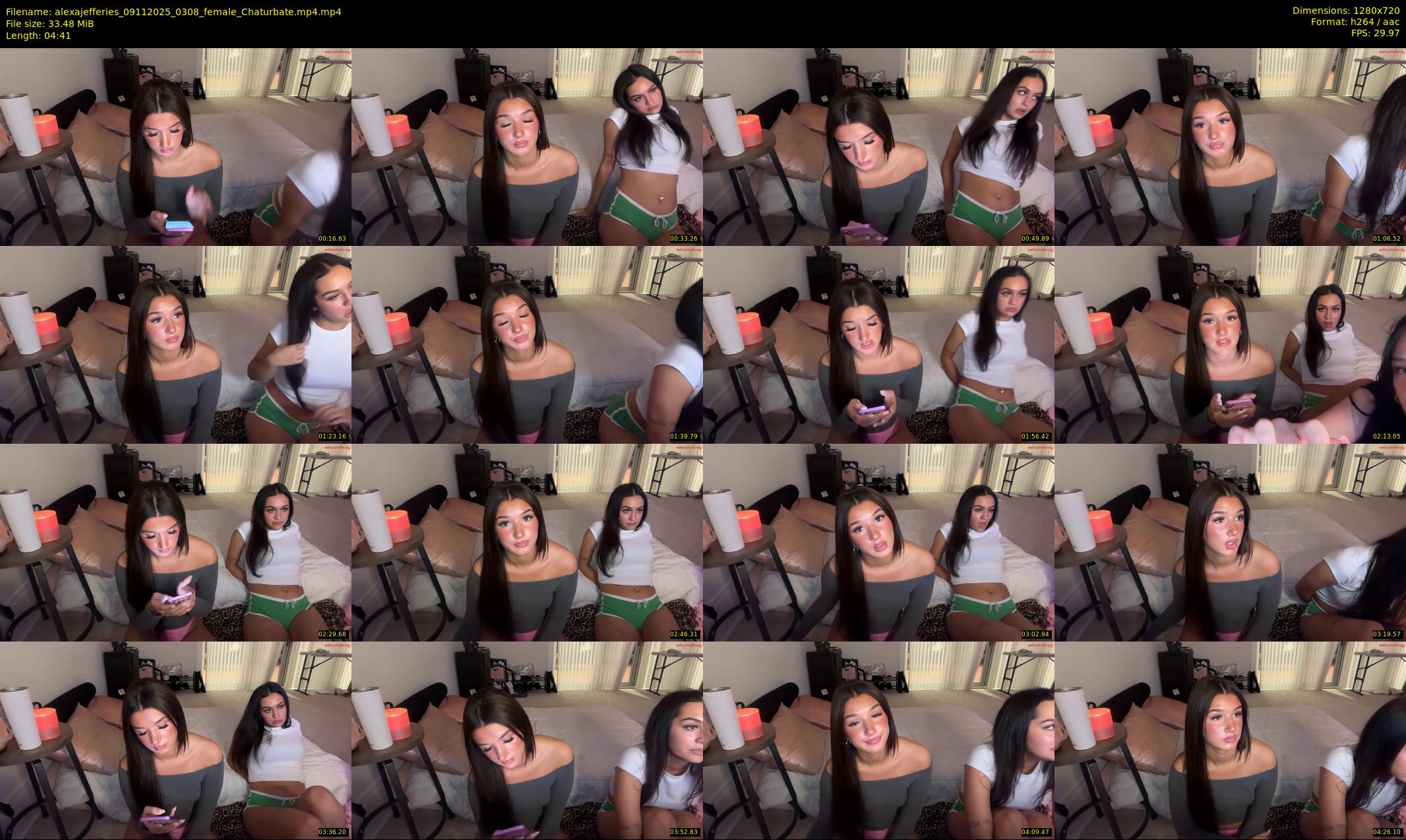 alexajefferies — 5 minute Chaturbate female cam show recording, 720p, Nov 9, 2025