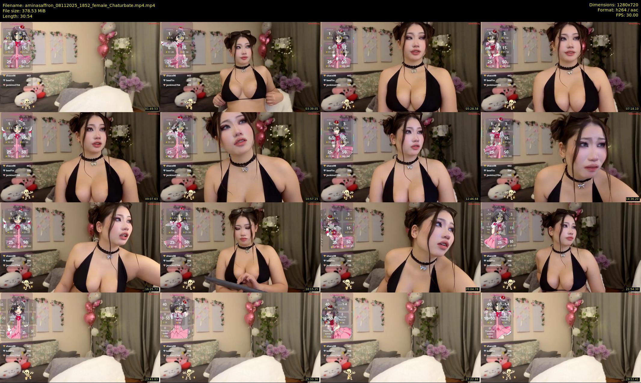 aminasaffron — 31 minute Chaturbate female cam show recording, 720p, Nov 8, 2025
