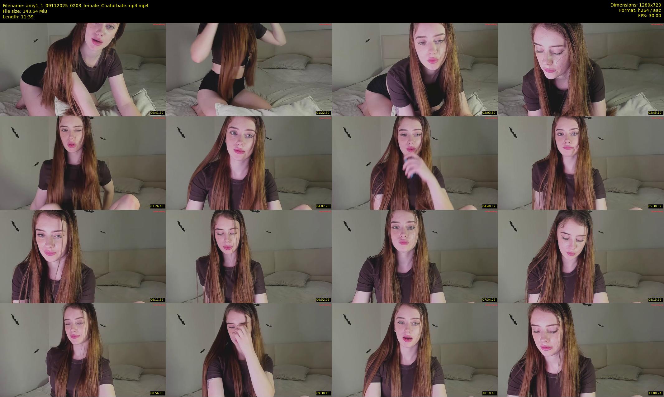amy1_1 — 12 minute Chaturbate female cam show recording, 720p, Nov 9, 2025