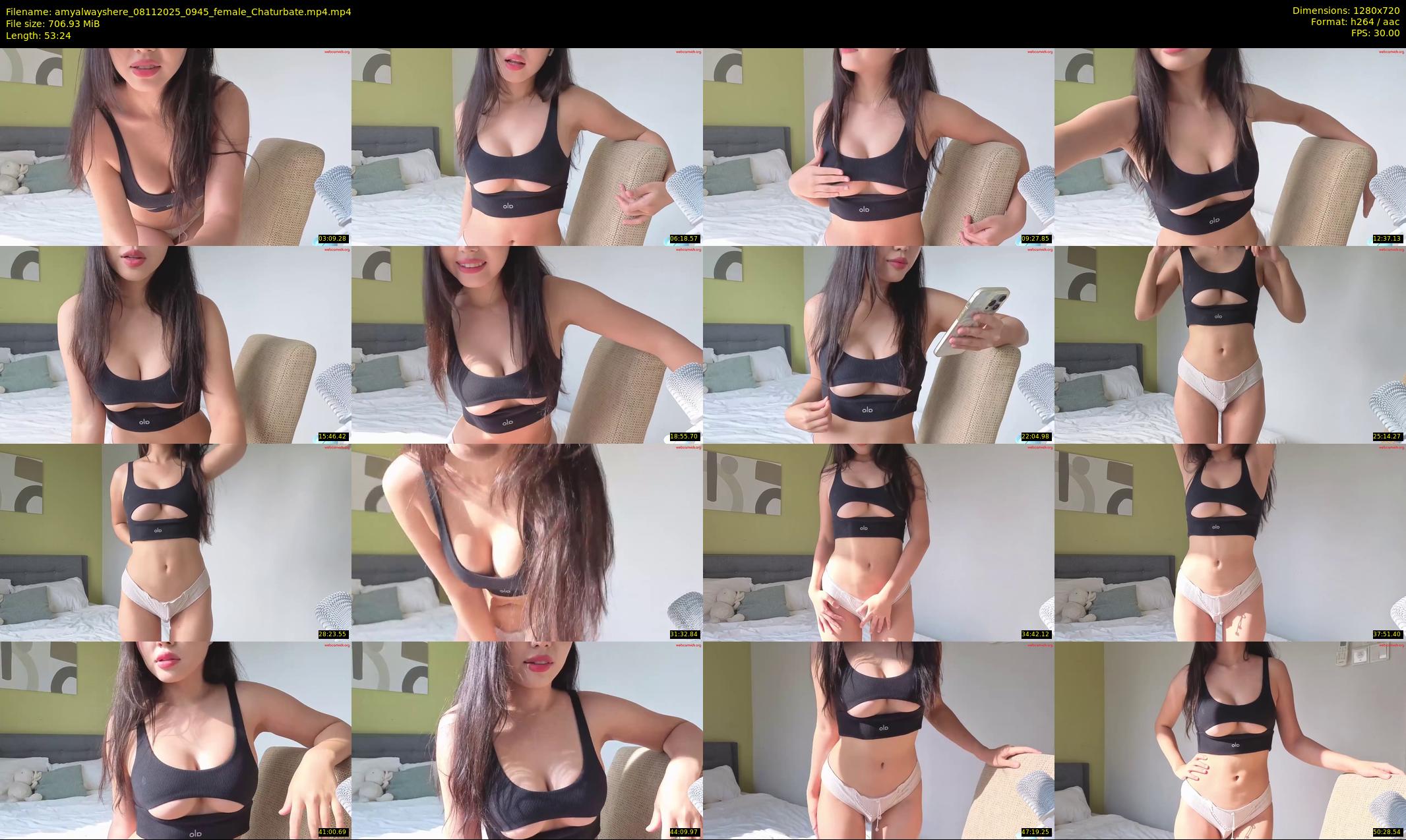 amyalwayshere — 54 minute Chaturbate female cam show recording, 720p, Nov 8, 2025
