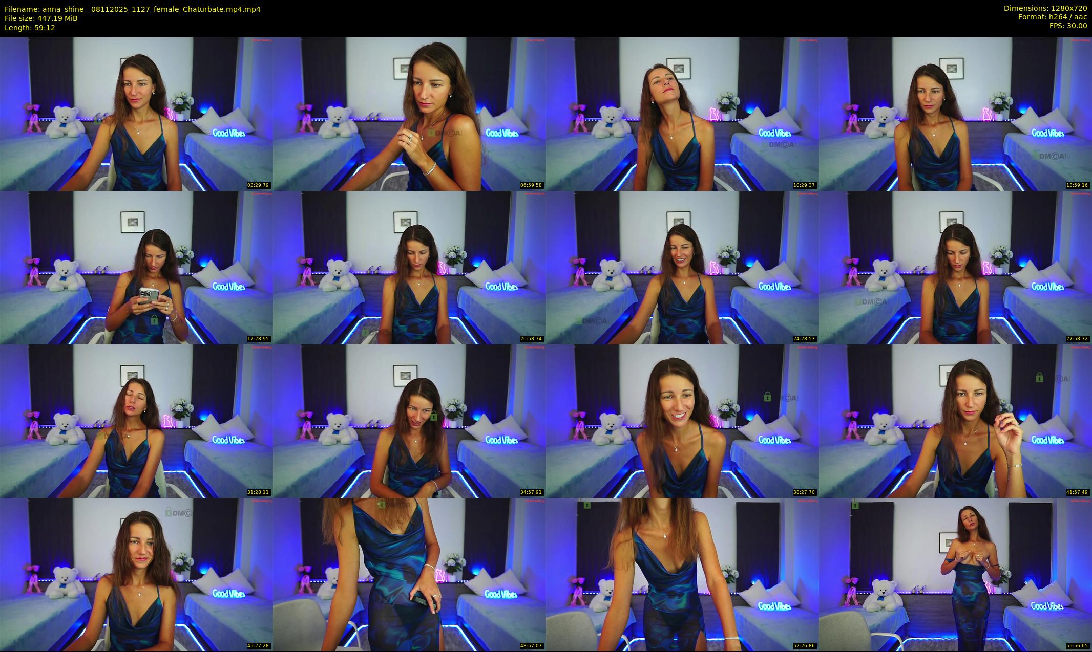anna_shine_ — 60 minute Chaturbate female cam show recording, 720p, Nov 8, 2025