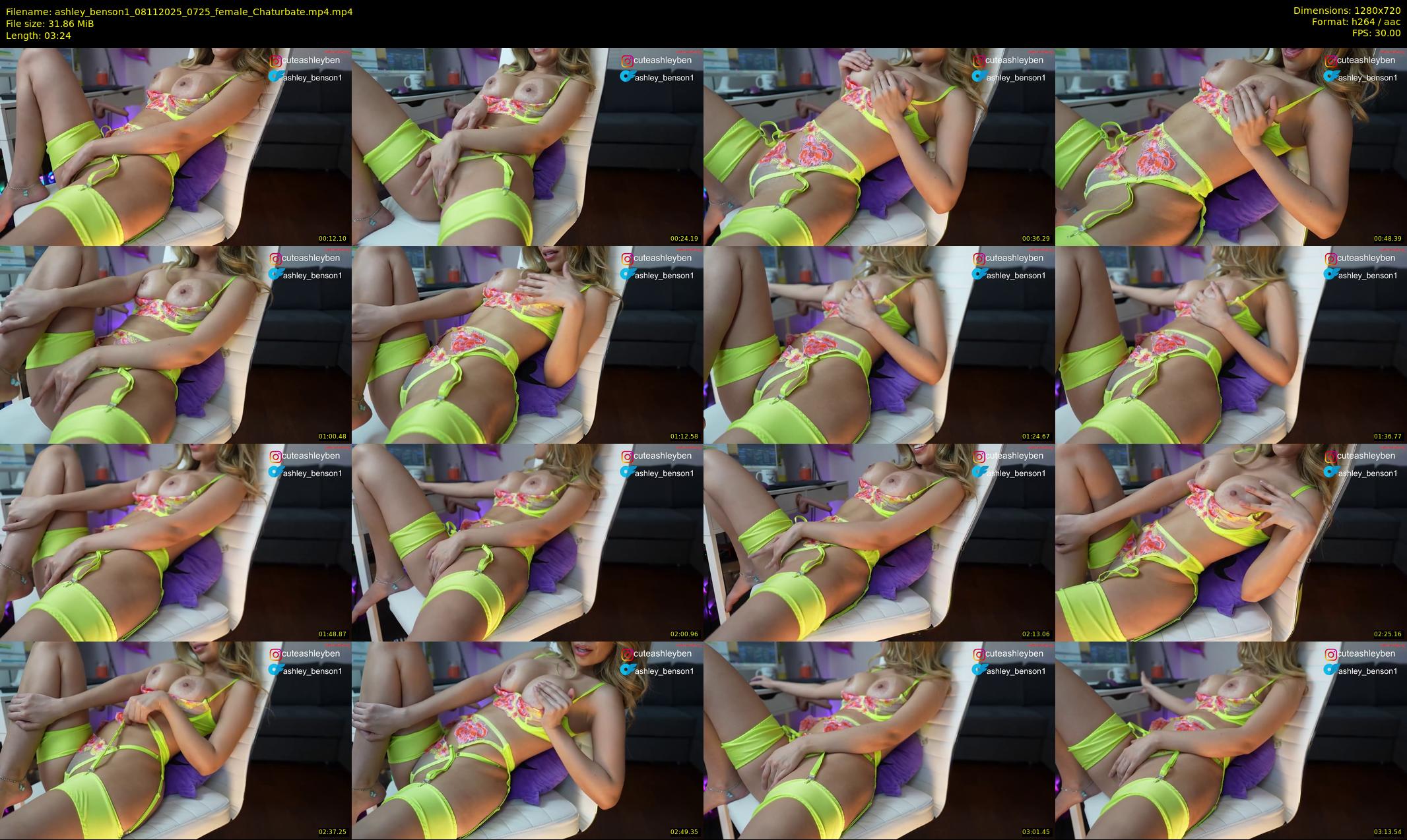 ashley_benson1 — 4 minute Chaturbate female cam show recording, 720p, Nov 8, 2025