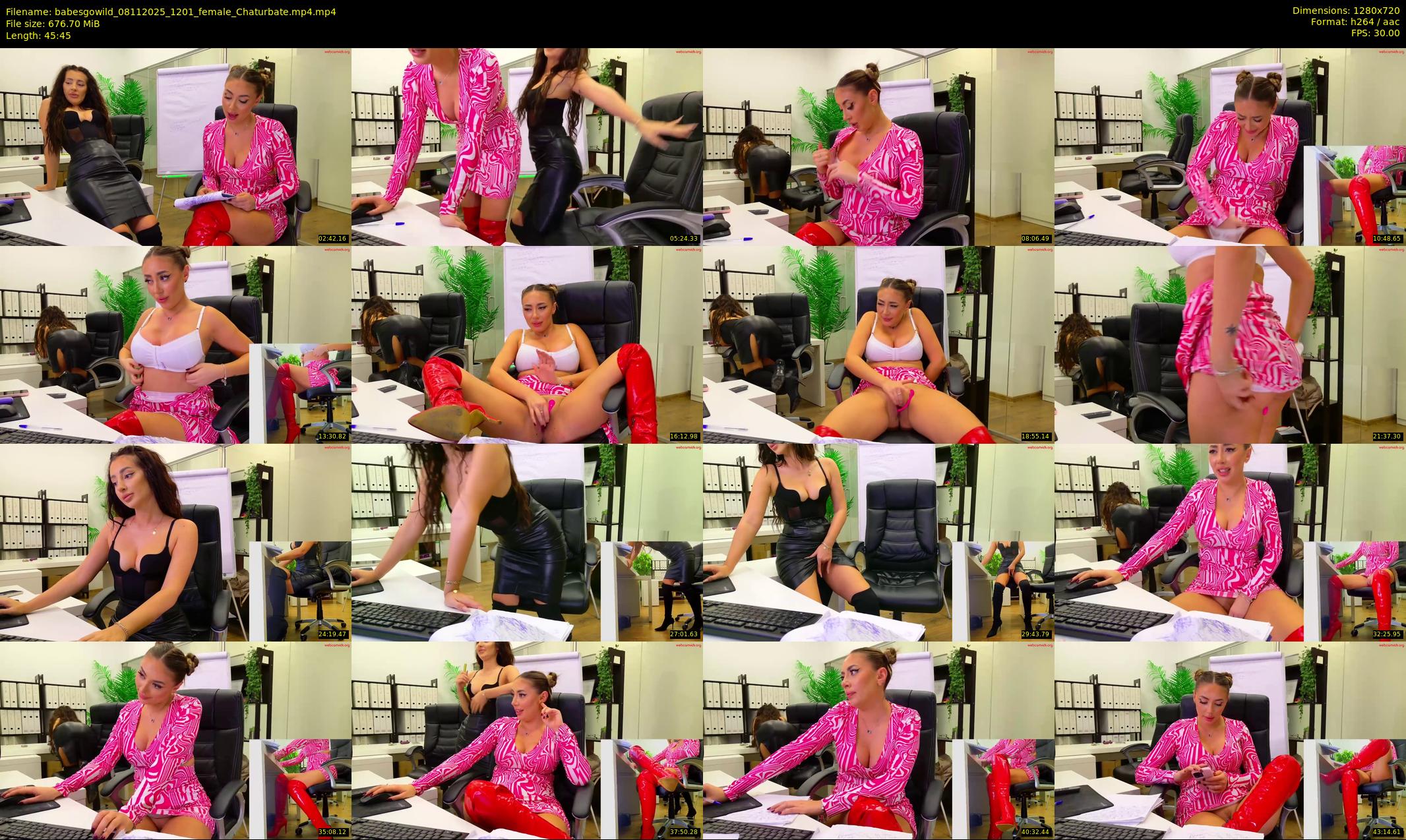babesgowild — 46 minute Chaturbate couple cam show recording, 720p, Nov 8, 2025