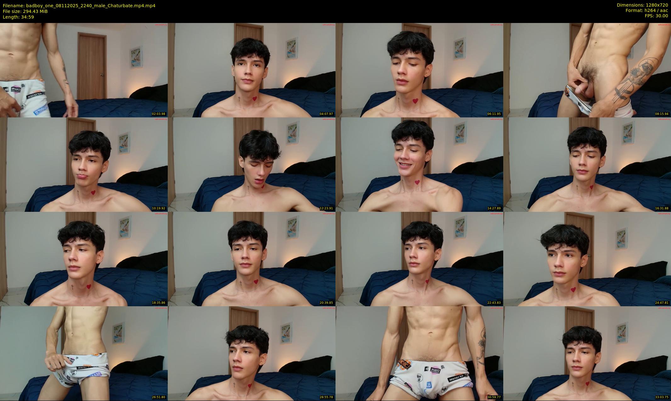 badboy_one — 35 minute Chaturbate male cam show recording, 720p, Nov 8, 2025