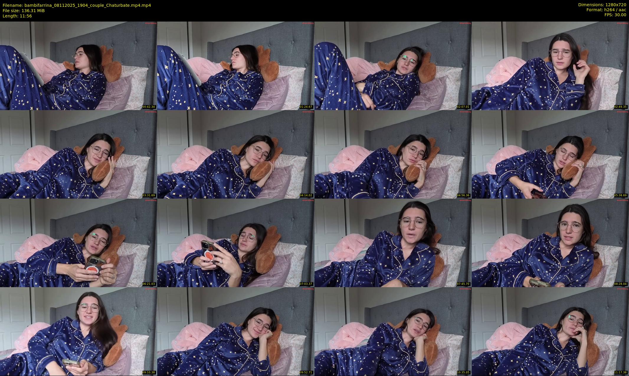 bambifarrina — 12 minute Chaturbate couple cam show recording, 720p, Nov 8, 2025
