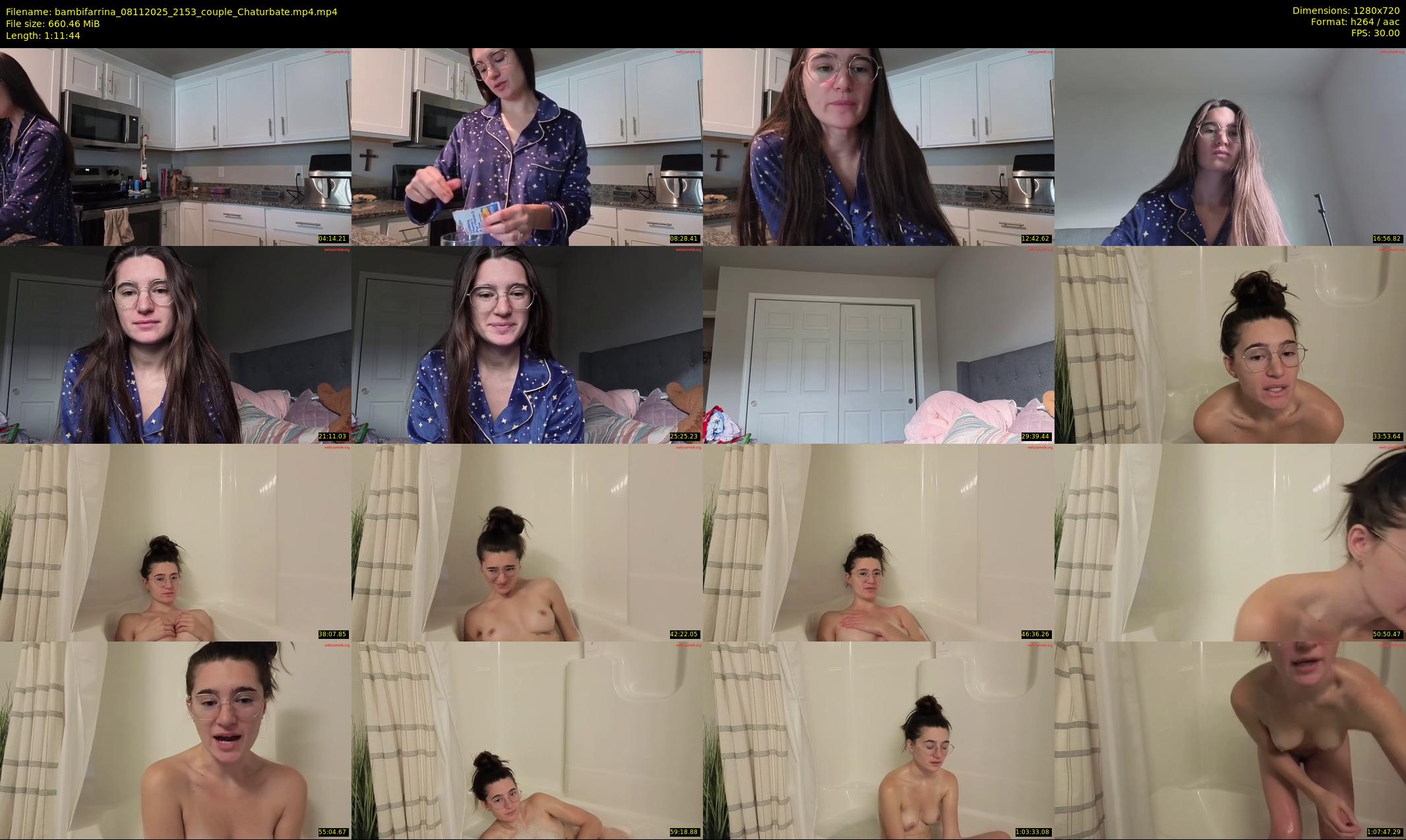bambifarrina — 72 minute Chaturbate couple cam show recording, 720p, Nov 8, 2025