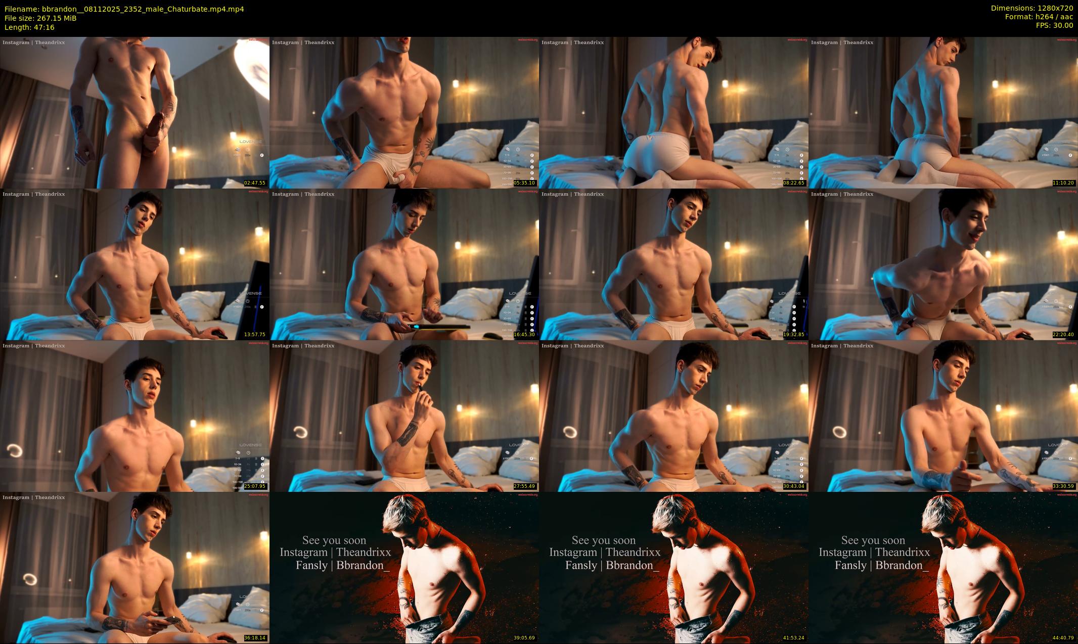 bbrandon_ — 48 minute Chaturbate male cam show recording, 720p, Nov 8, 2025