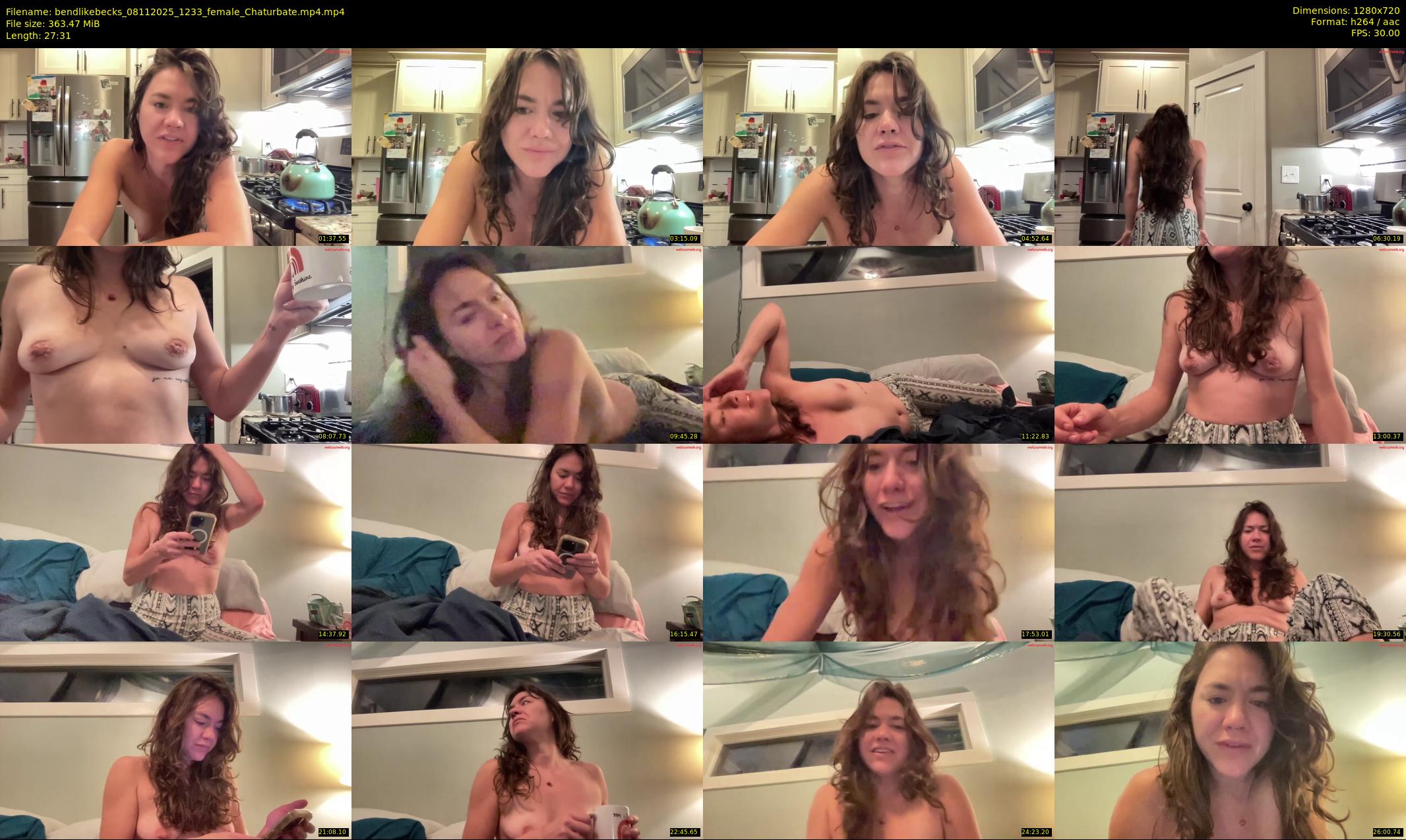 bendlikebecks — 28 minute Chaturbate female cam show recording, 720p, Nov 8, 2025