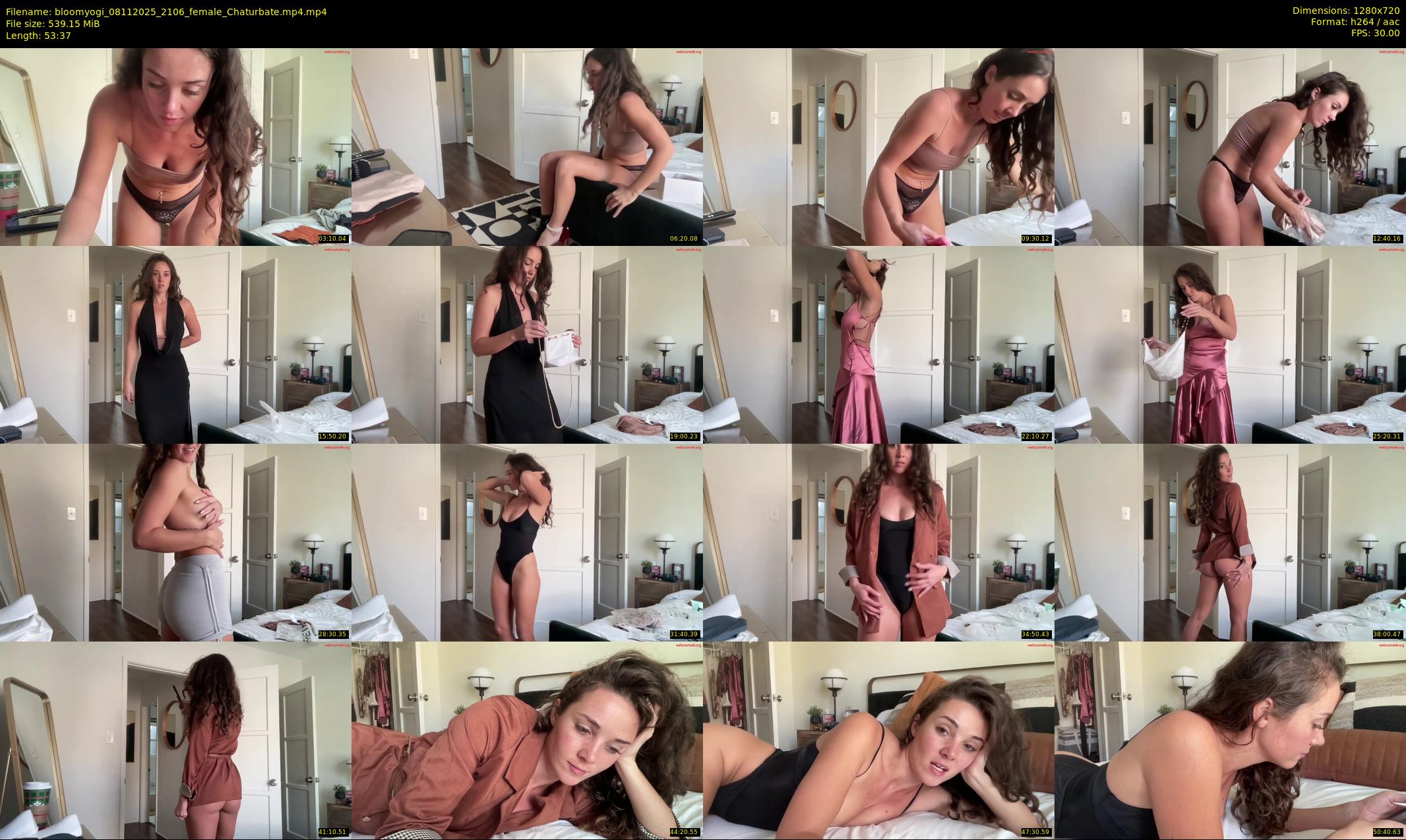 bloomyogi — 54 minute Chaturbate female cam show recording, 720p, Nov 8, 2025