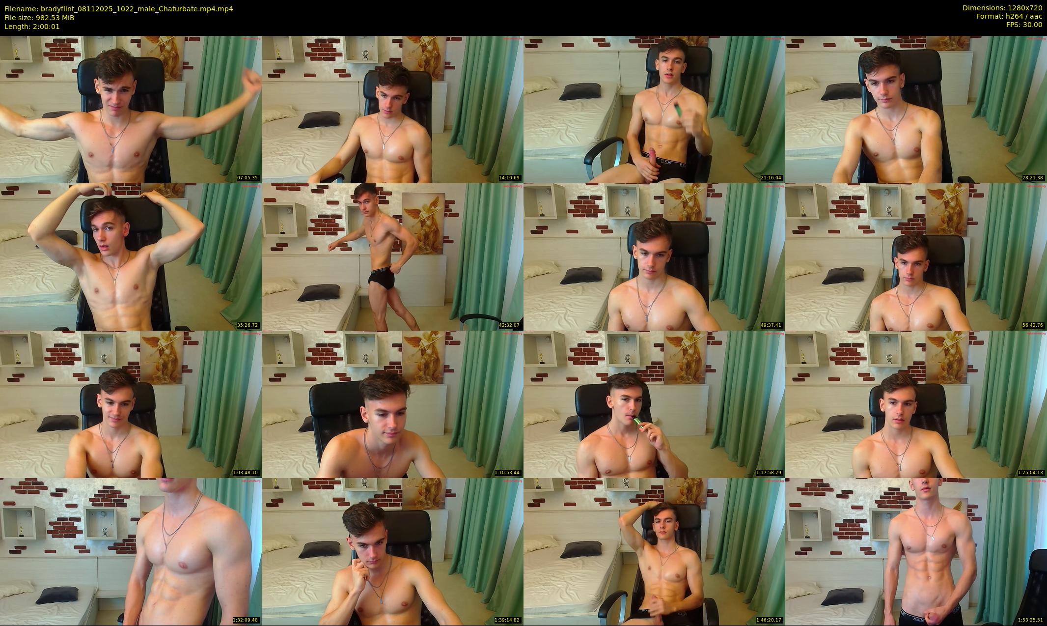 bradyflint — 121 minute Chaturbate male cam show recording, 720p, Nov 8, 2025