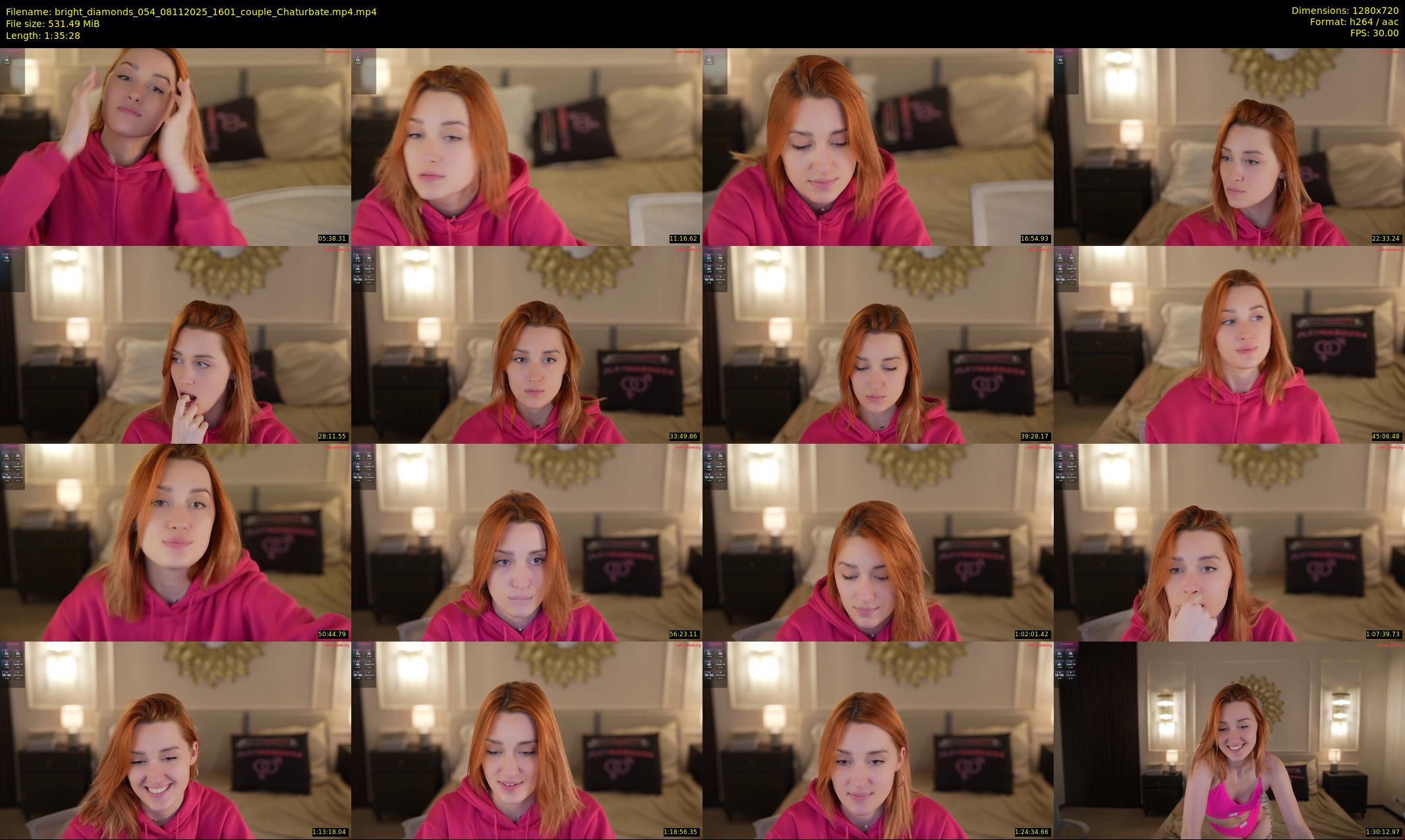 bright_diamonds_054 — 96 minute Chaturbate couple cam show recording, 720p, Nov 8, 2025