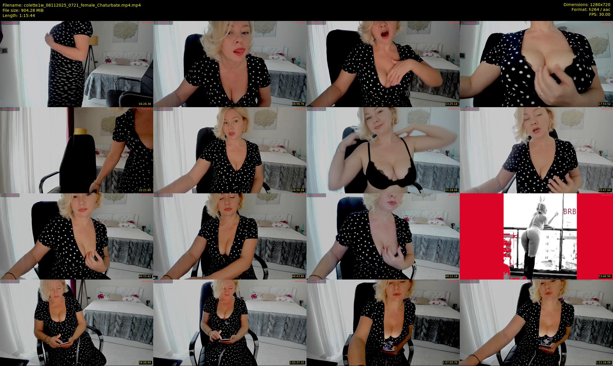 colette1w — 76 minute Chaturbate female cam show recording, 720p, Nov 8, 2025