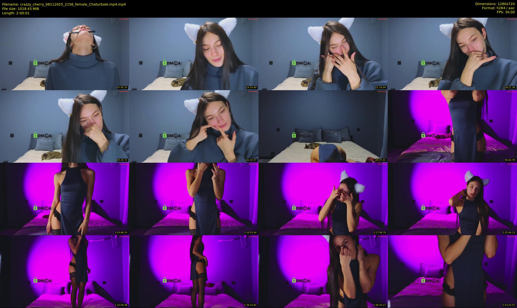 crazzy_cherry — 121 minute Chaturbate female cam show recording, 720p, Nov 8, 2025