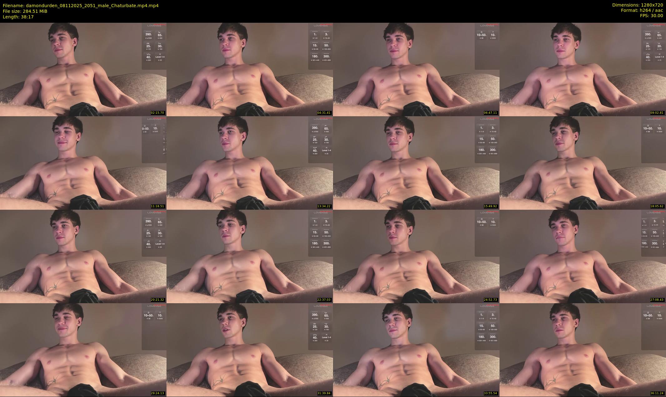 damondurden — 39 minute Chaturbate male cam show recording, 720p, Nov 8, 2025