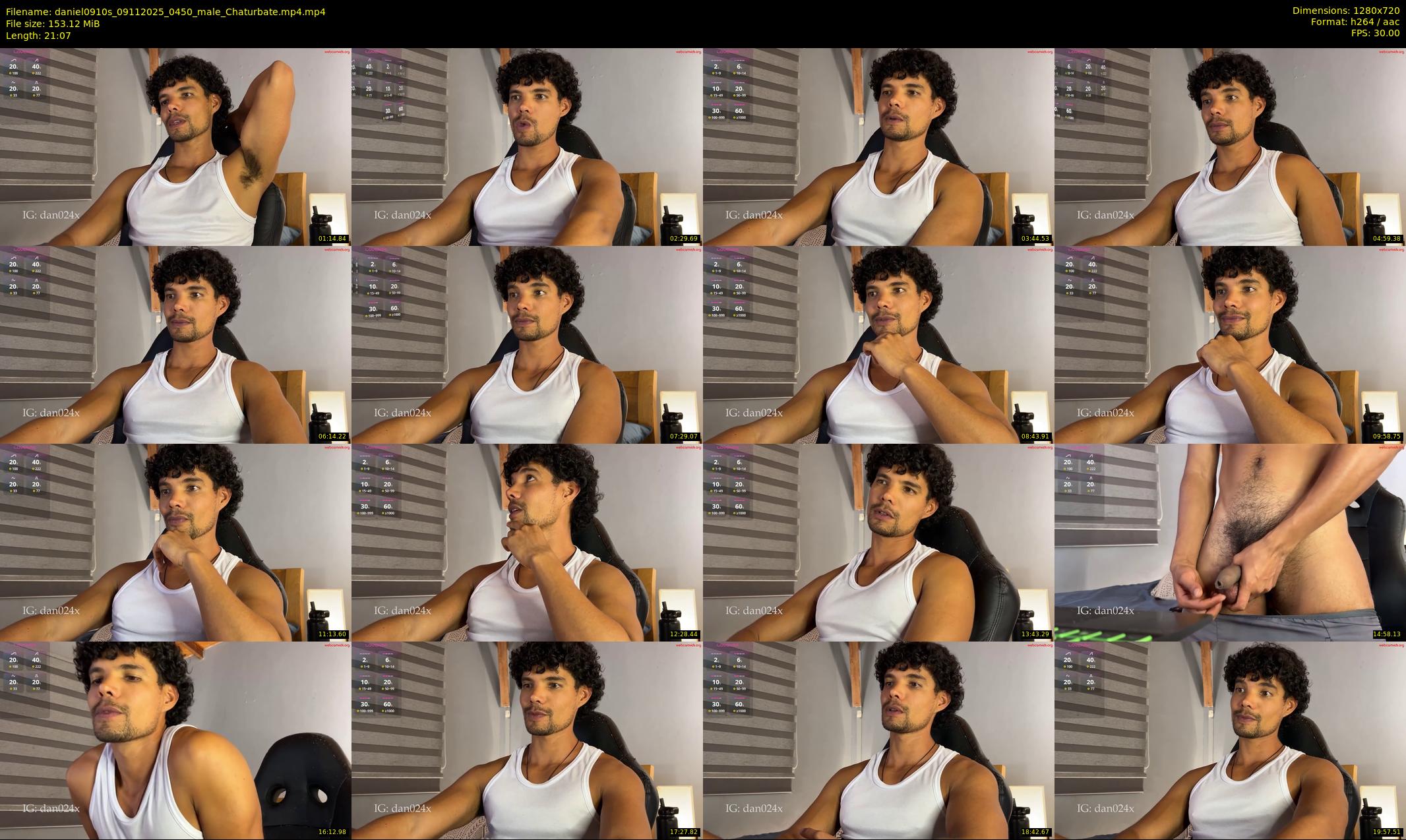 daniel0910s — 22 minute Chaturbate male cam show recording, 720p, Nov 9, 2025