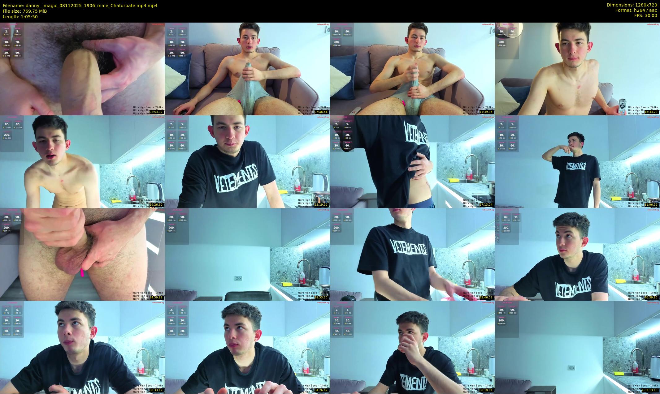 danny__magic — 66 minute Chaturbate male cam show recording, 720p, Nov 8, 2025