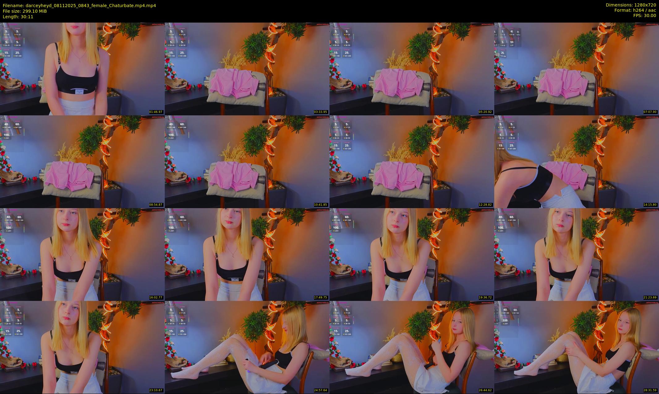 darceyheyd — 31 minute Chaturbate female cam show recording, 720p, Nov 8, 2025