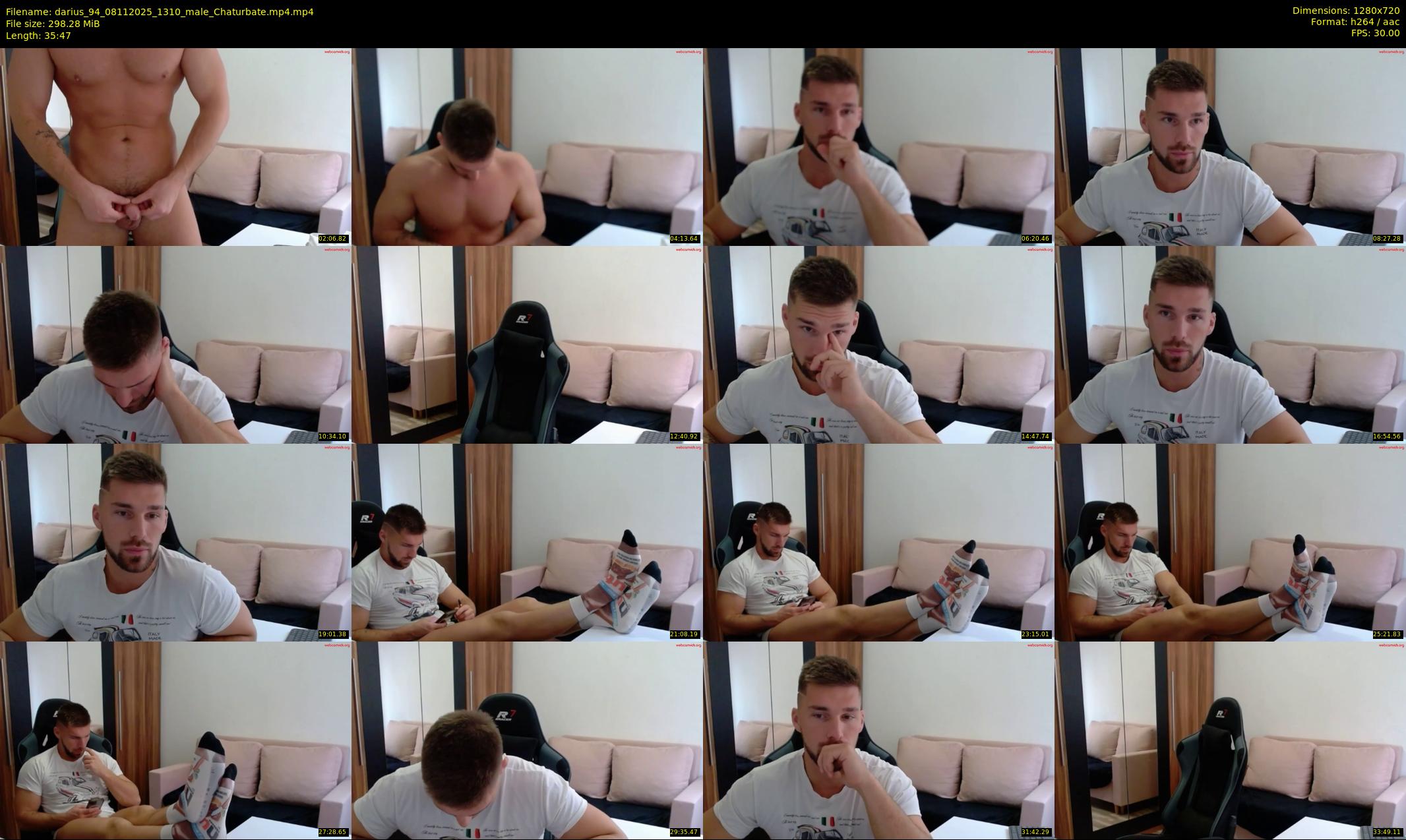 darius_94 — 36 minute Chaturbate male cam show recording, 720p, Nov 8, 2025