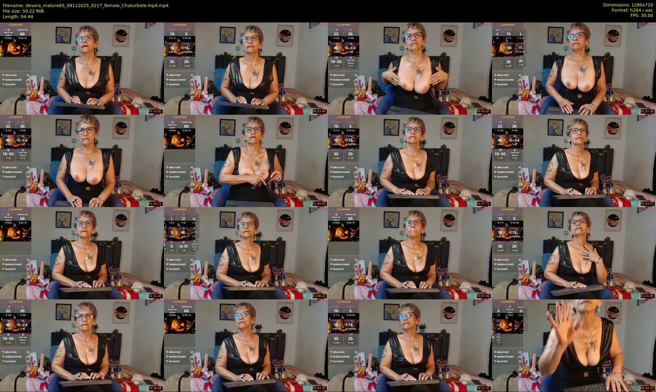 devora_mature65 — 5 minute Chaturbate female cam show recording, 720p, Nov 9, 2025