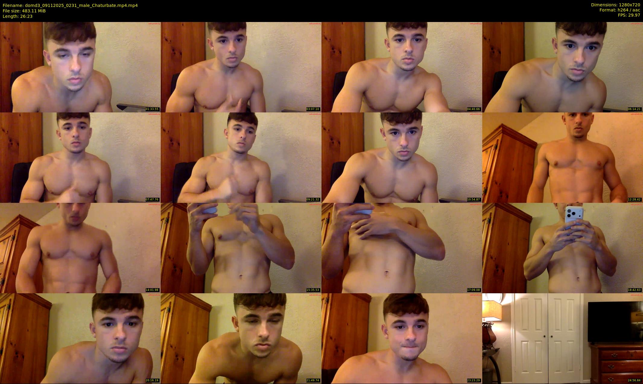 domd3 — 27 minute Chaturbate male cam show recording, 720p, Nov 9, 2025