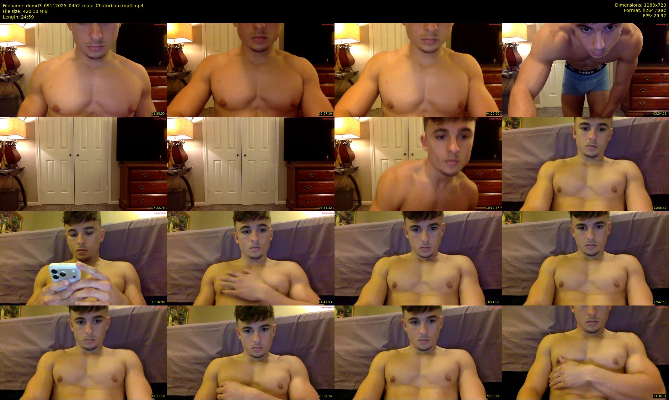 domd3 — 25 minute Chaturbate male cam show recording, 720p, Nov 9, 2025