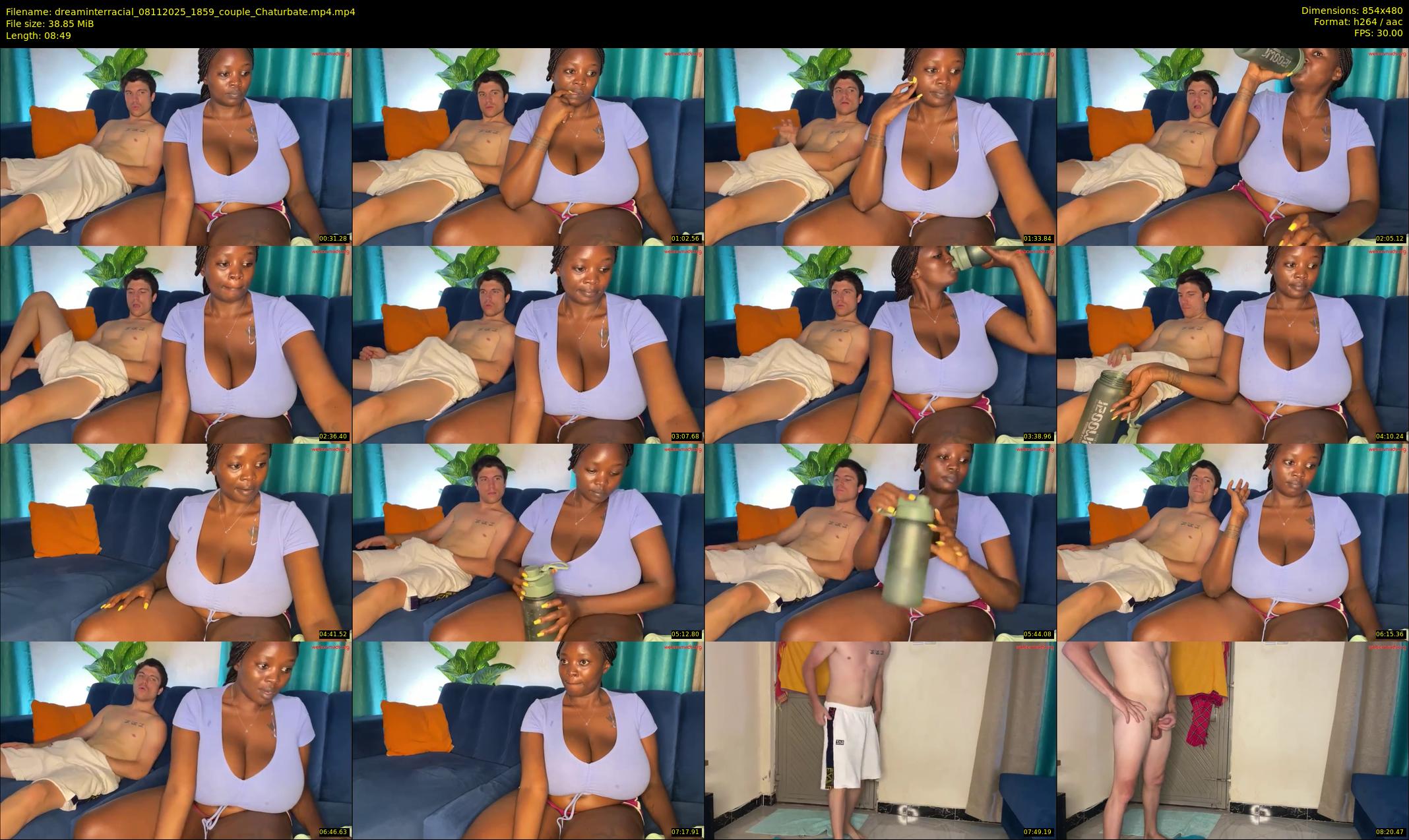 dreaminterracial — 9 minute Chaturbate couple cam show recording, 480p, Nov 8, 2025