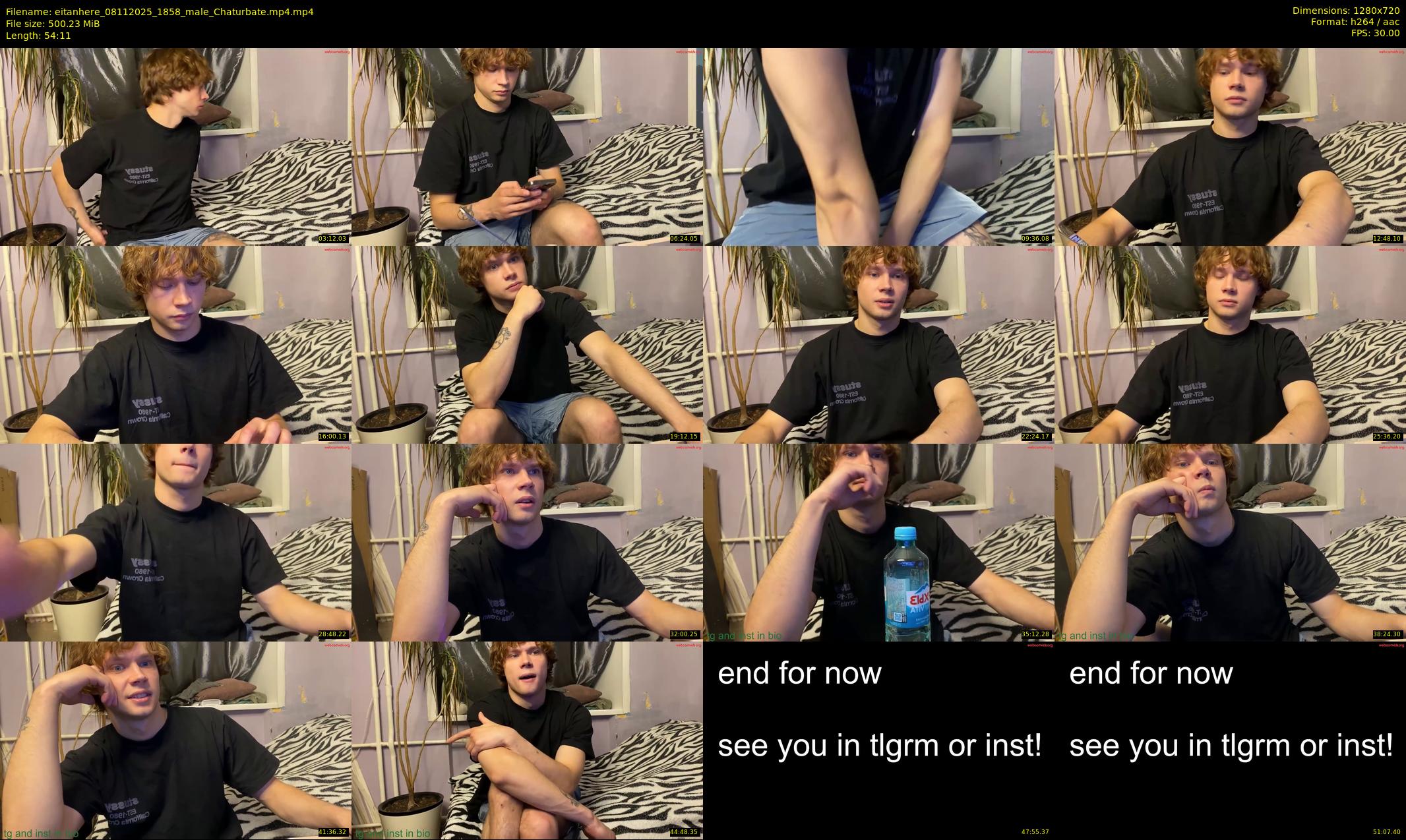 eitanhere — 55 minute Chaturbate male cam show recording, 720p, Nov 8, 2025