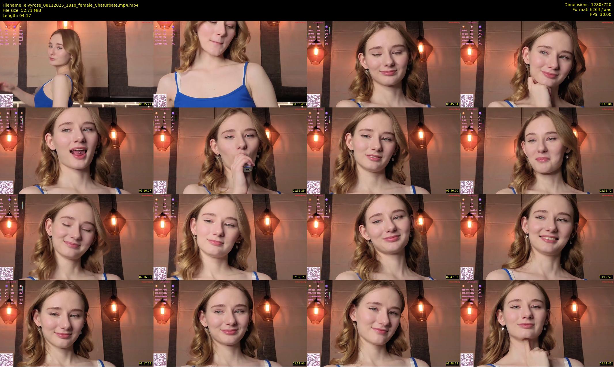 elvyrose — 5 minute Chaturbate female cam show recording, 720p, Nov 8, 2025