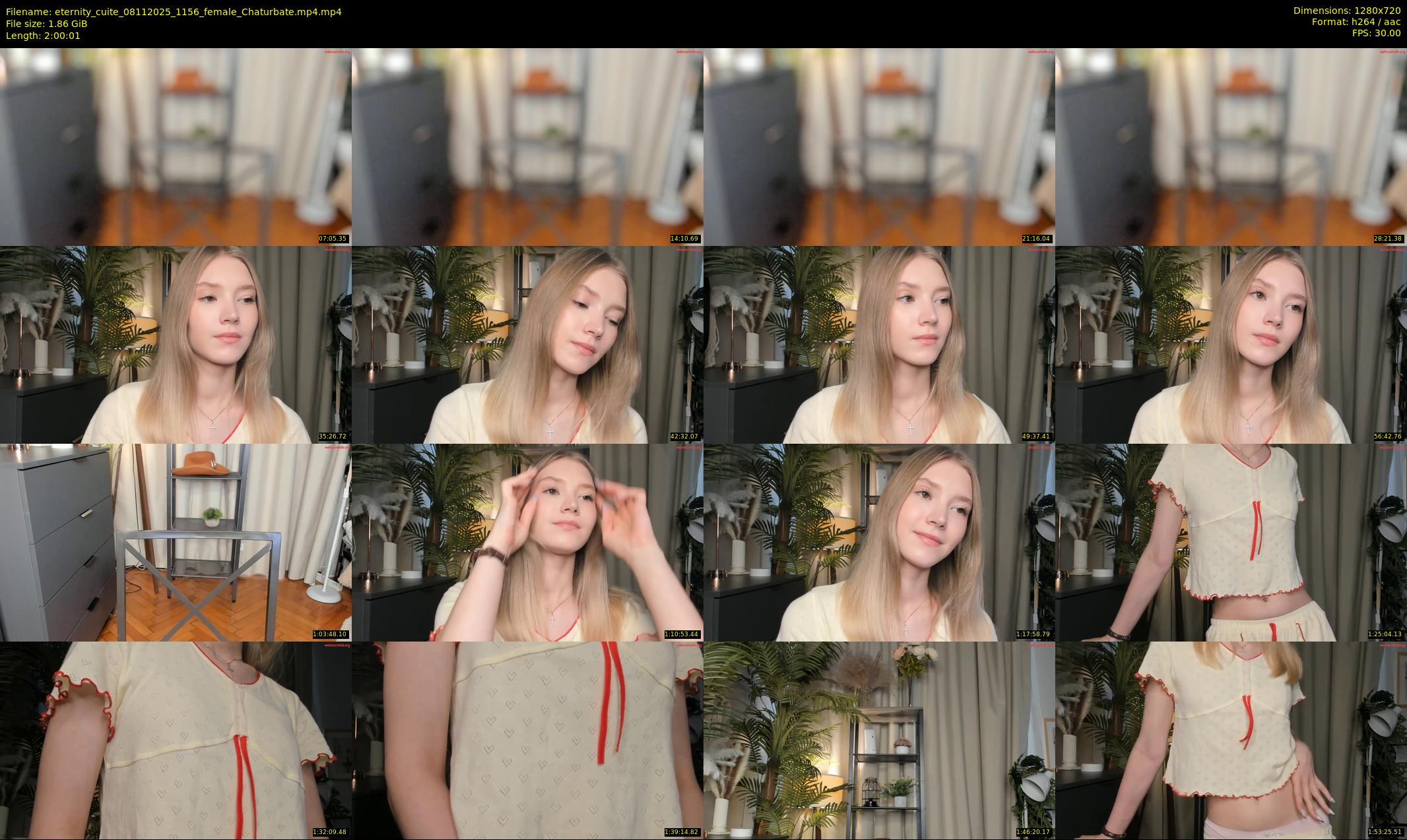 eternity_cuite — 121 minute Chaturbate female cam show recording, 720p, Nov 8, 2025