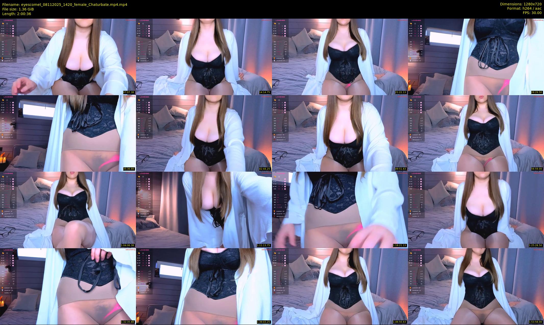 eyescomet — 121 minute Chaturbate female cam show recording, 720p, Nov 8, 2025