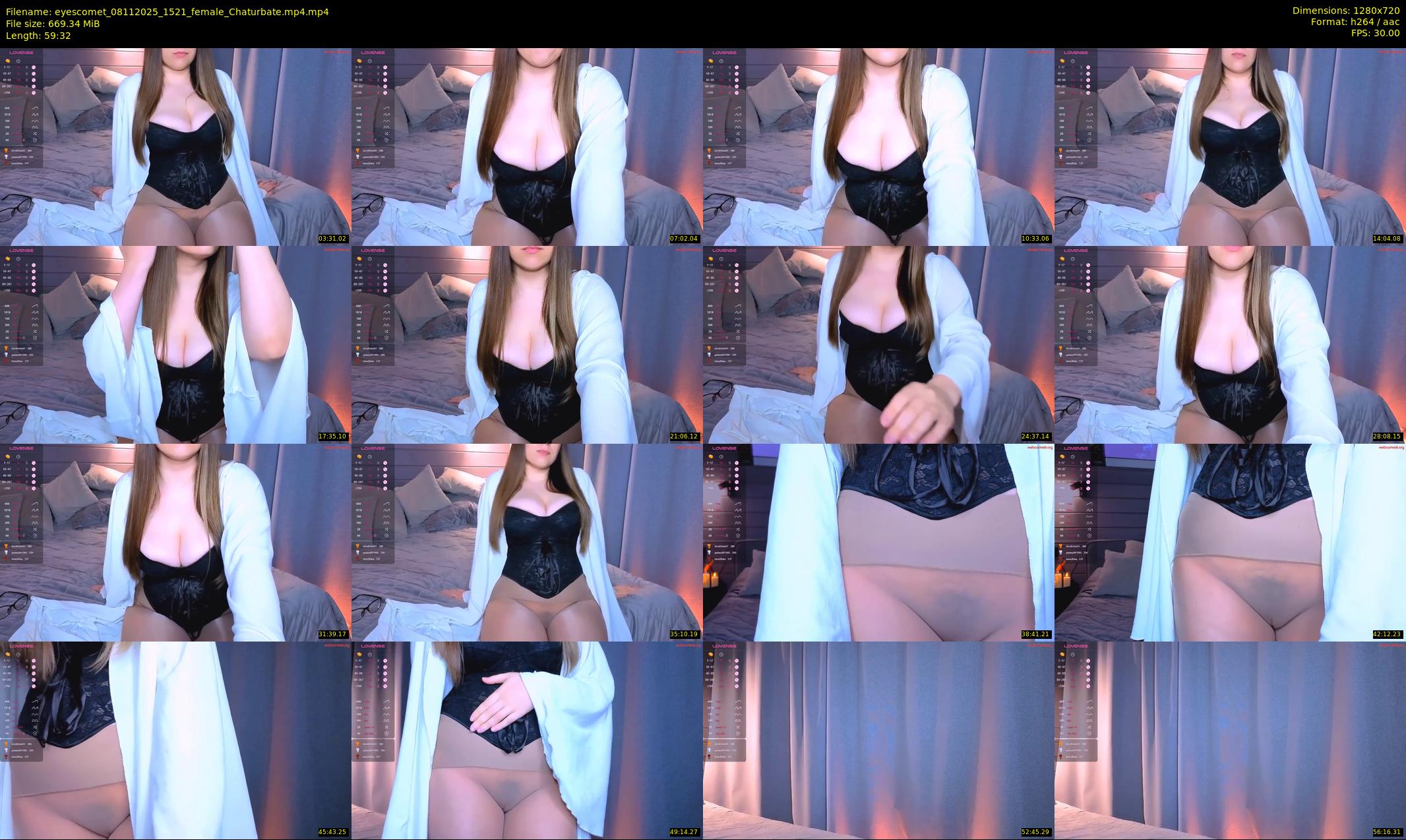 eyescomet — 60 minute Chaturbate female cam show recording, 720p, Nov 8, 2025