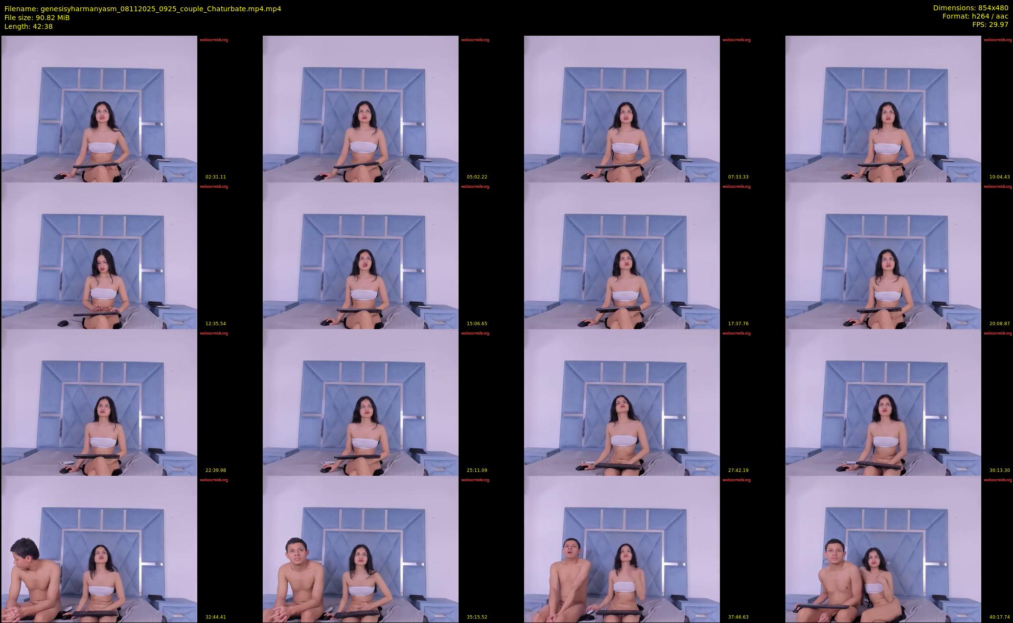 genesisyharmanyasm — 43 minute Chaturbate couple cam show recording, 480p, Nov 8, 2025