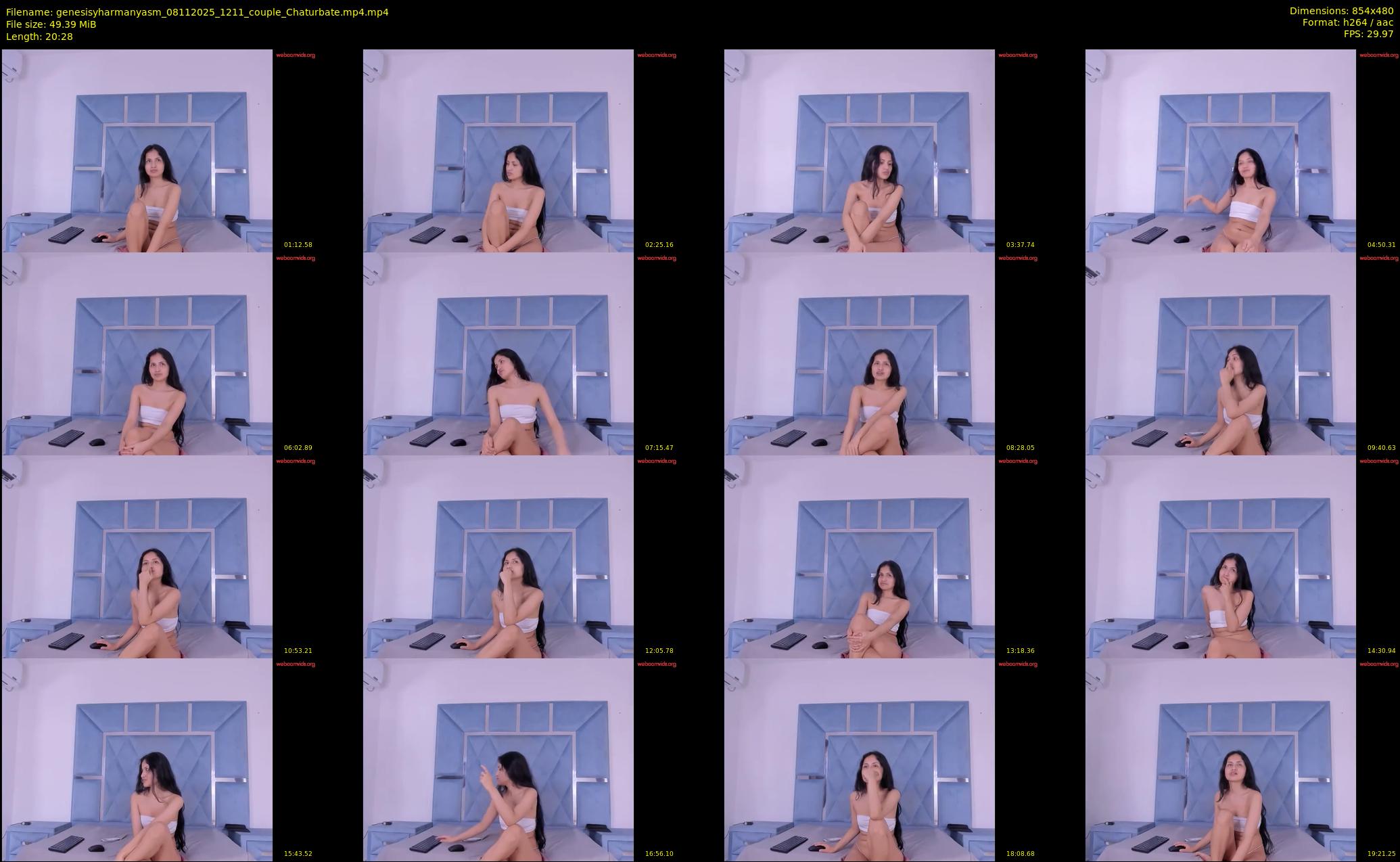 genesisyharmanyasm — 21 minute Chaturbate couple cam show recording, 480p, Nov 8, 2025