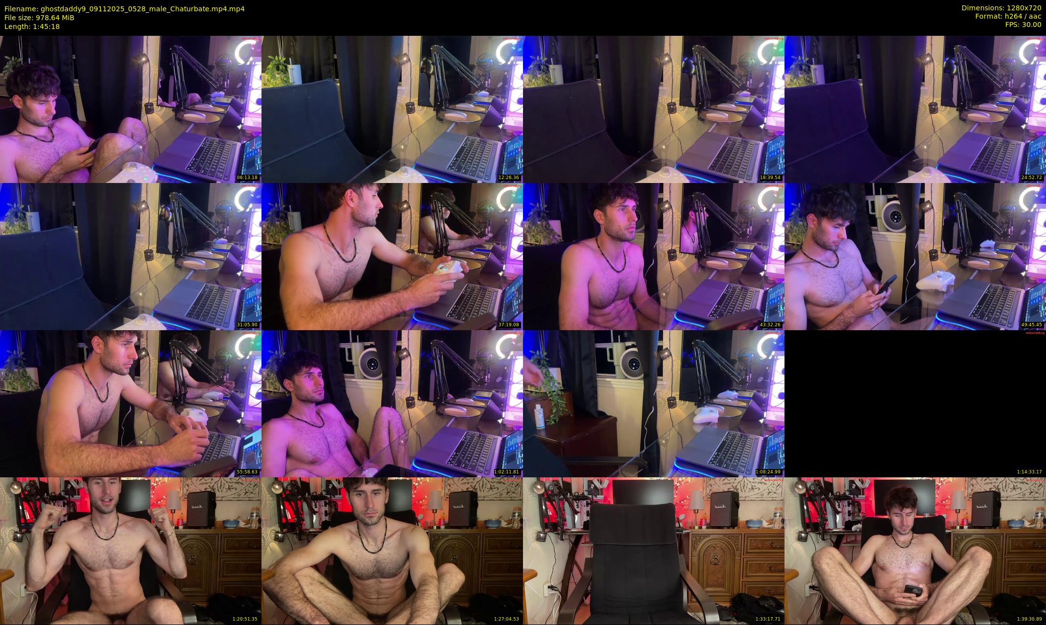 ghostdaddy9 — 106 minute Chaturbate male cam show recording, 720p, Nov 9, 2025