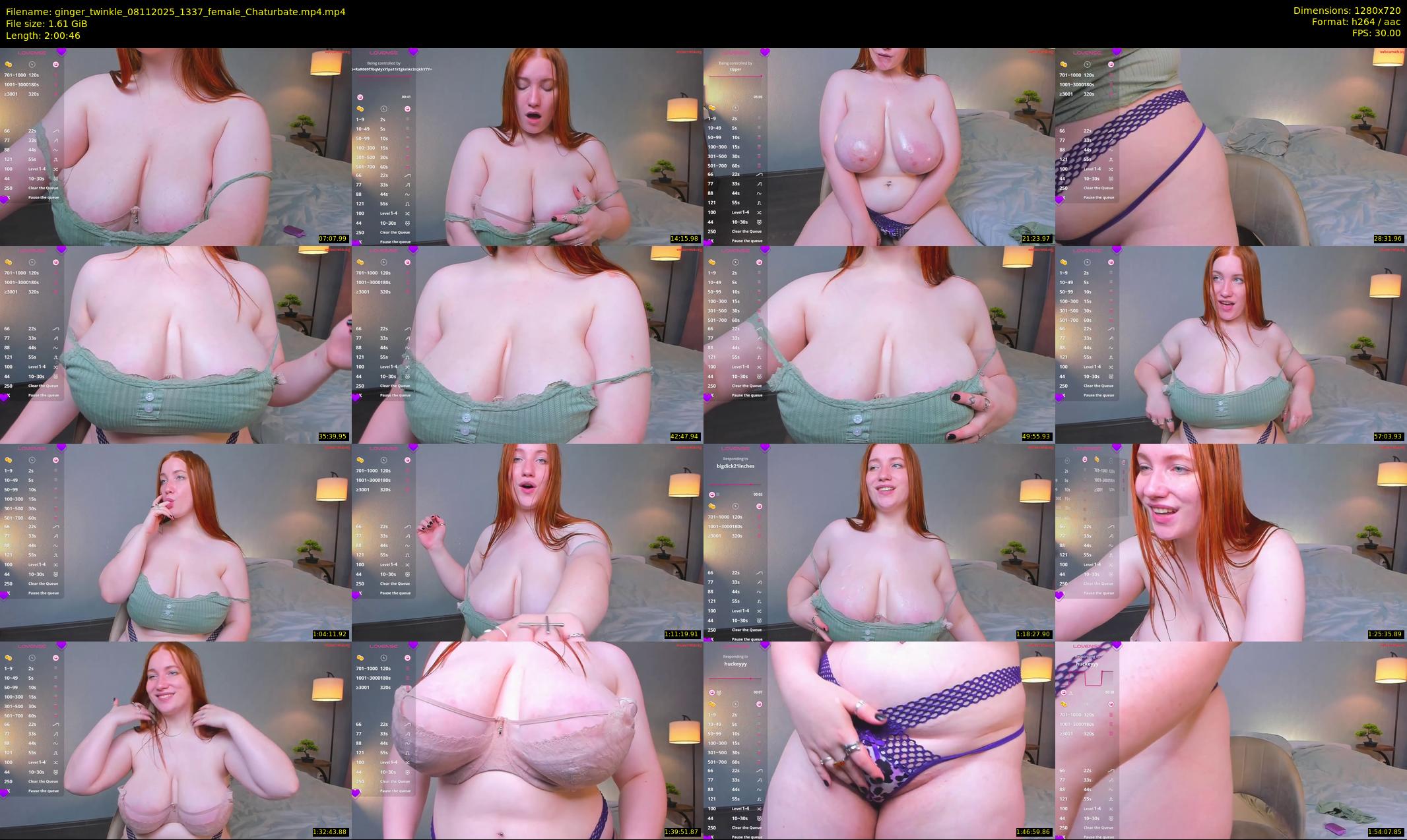 ginger_twinkle — 121 minute Chaturbate female cam show recording, 720p, Nov 8, 2025