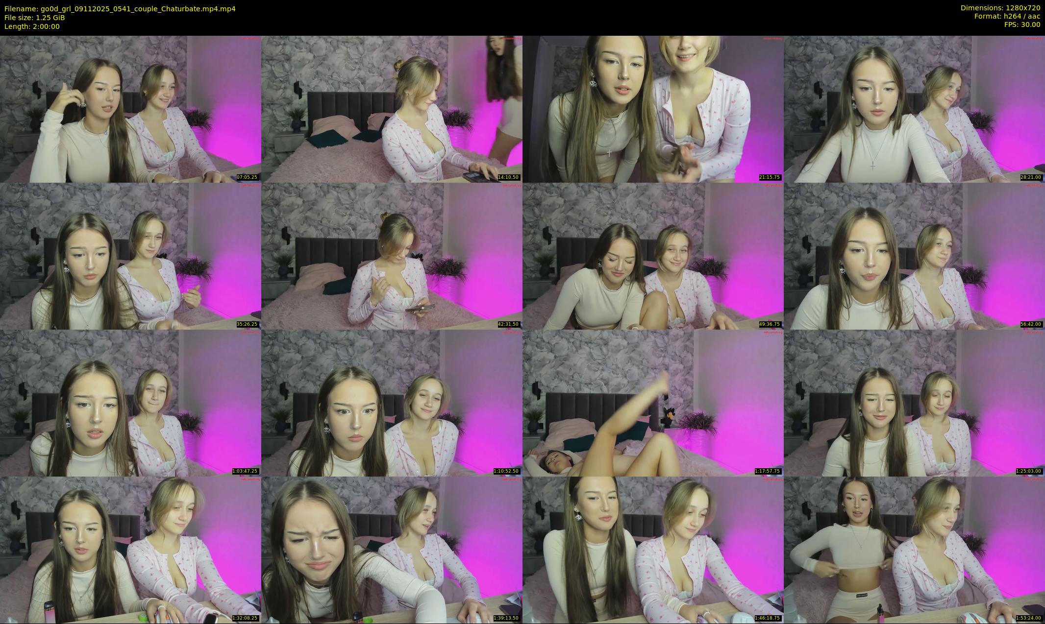go0d_grl — 120 minute Chaturbate couple cam show recording, 720p, Nov 9, 2025
