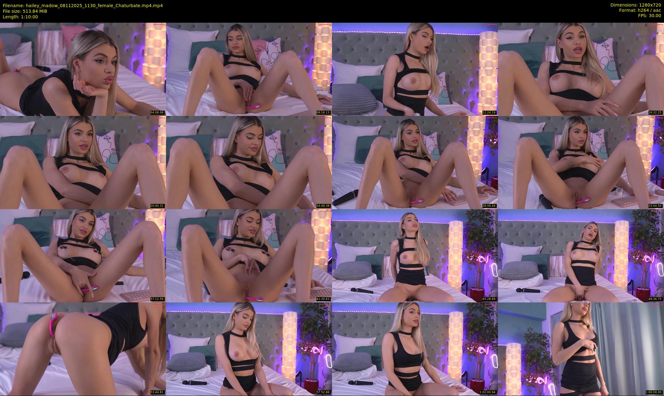 hailey_madow — 70 minute Chaturbate female cam show recording, 720p, Nov 8, 2025