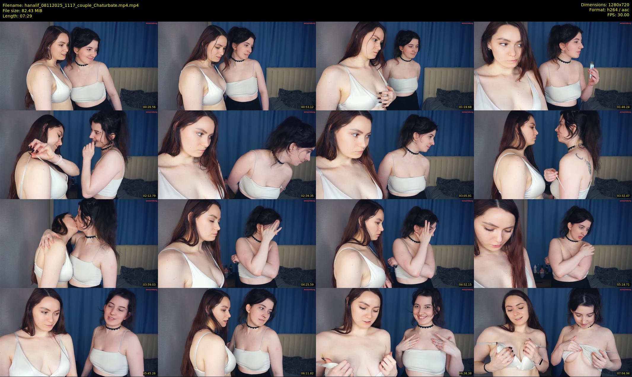 hanalif — 8 minute Chaturbate female cam show recording, 720p, Nov 8, 2025