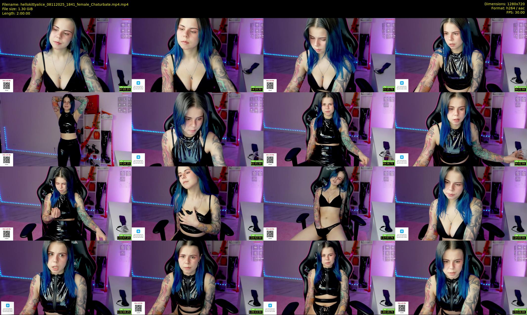 hellokittyalice — 120 minute Chaturbate female cam show recording, 720p, Nov 8, 2025