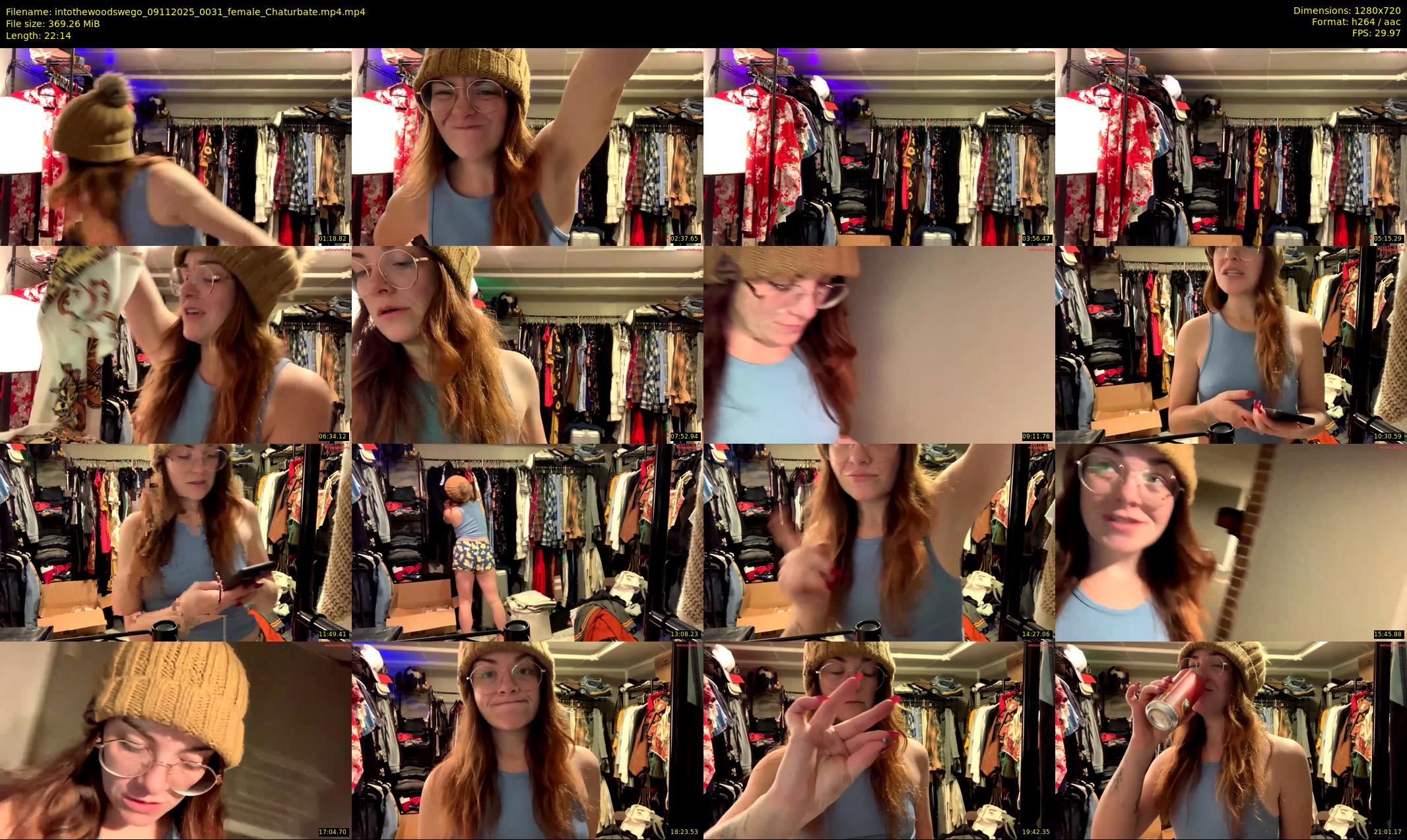 intothewoodswego — 23 minute Chaturbate female cam show recording, 720p, Nov 9, 2025