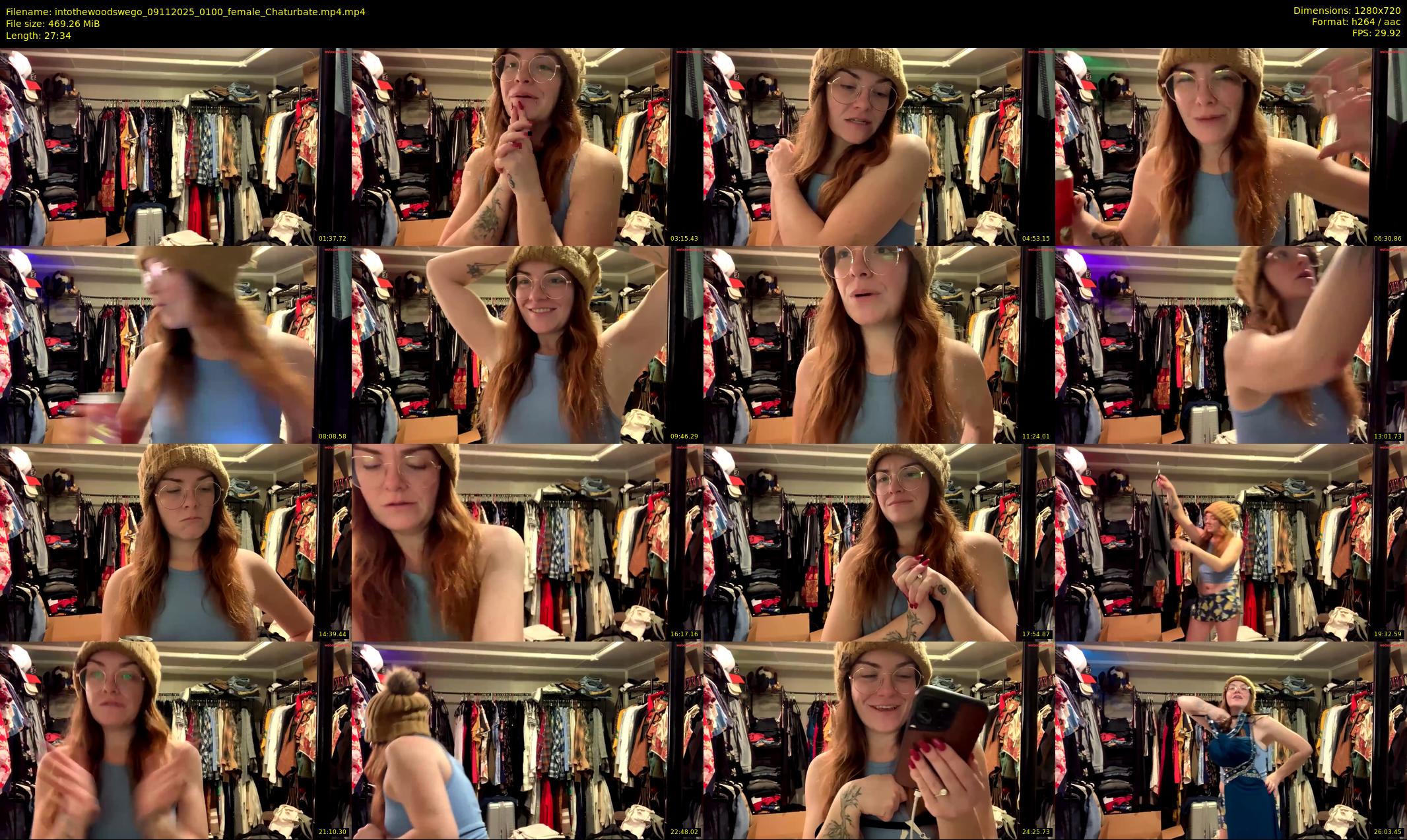 intothewoodswego — 28 minute Chaturbate female cam show recording, 720p, Nov 9, 2025